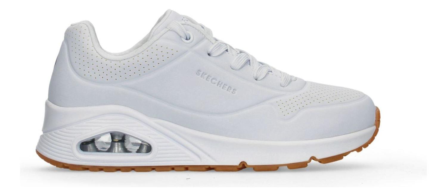 Tenis Skechers Street Uno Dama Urbano Casual Deportivo Blanco Mujer — imagen 1