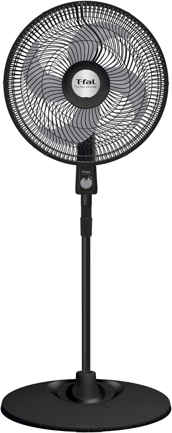 VENTILADOR PEDESTAL T-FAL VE2910X0 18 PUL PLASTICO 3 VEL — imagen 1
