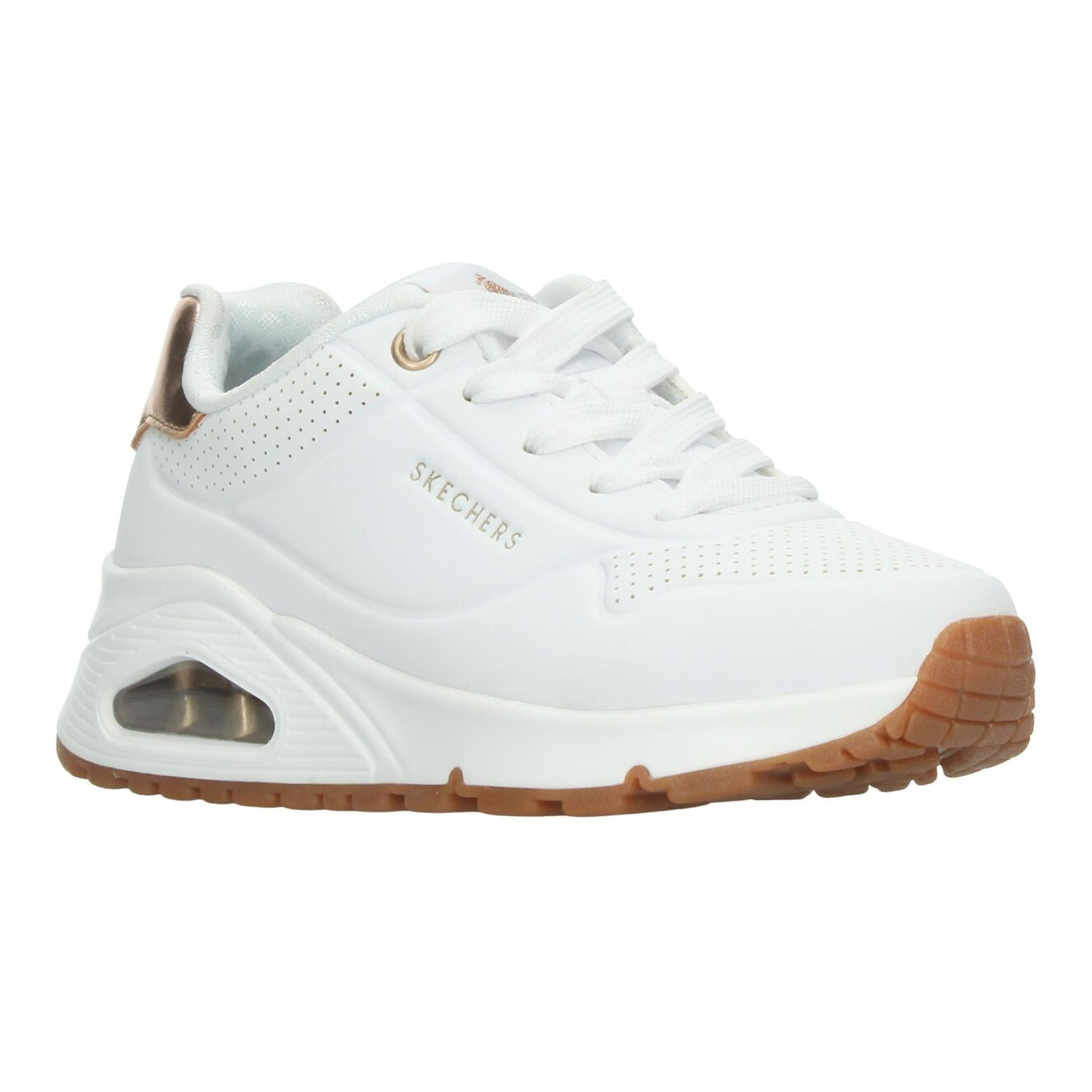 Tenis Skechers Uno Niña Blanco Casual Infantil T17-22 — imagen 3