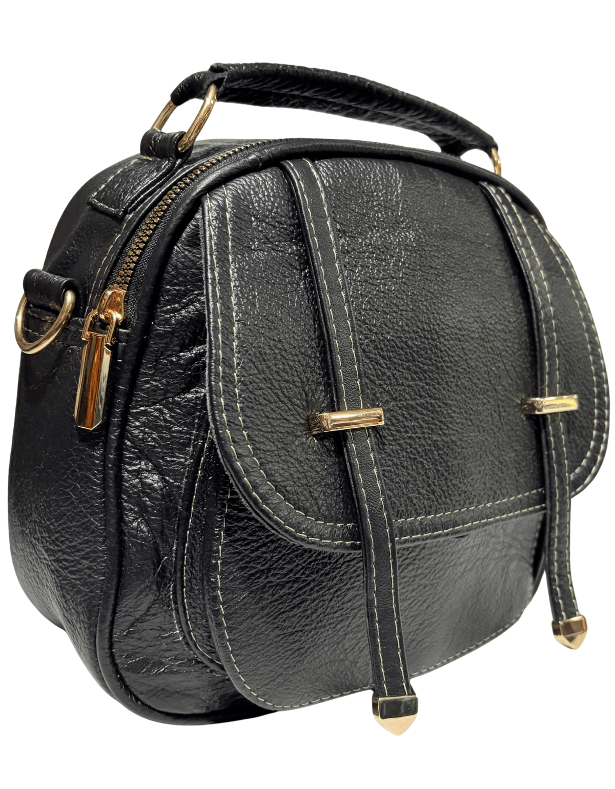 Bolsa Crossbody Mochila Para Mujer Jf66 Piel Legitima Original — imagen 4