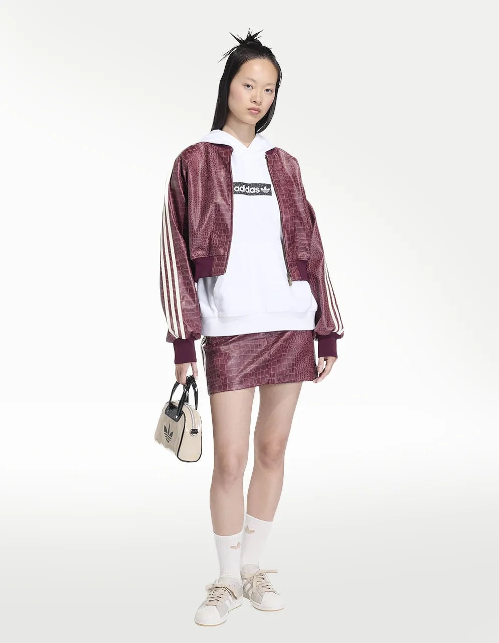 Chamarra Adidas SST Plthr Multicolor - Mujer — imagen 4