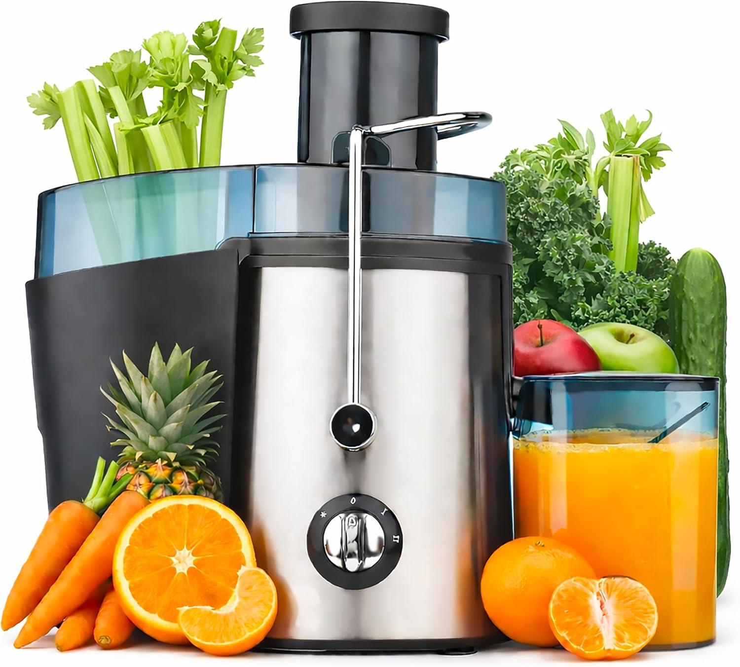Extractor de Jugos Centrífugo Shtark SHTEJ500 1000 W Boca Ancha 65 mm 500 ml — imagen 1