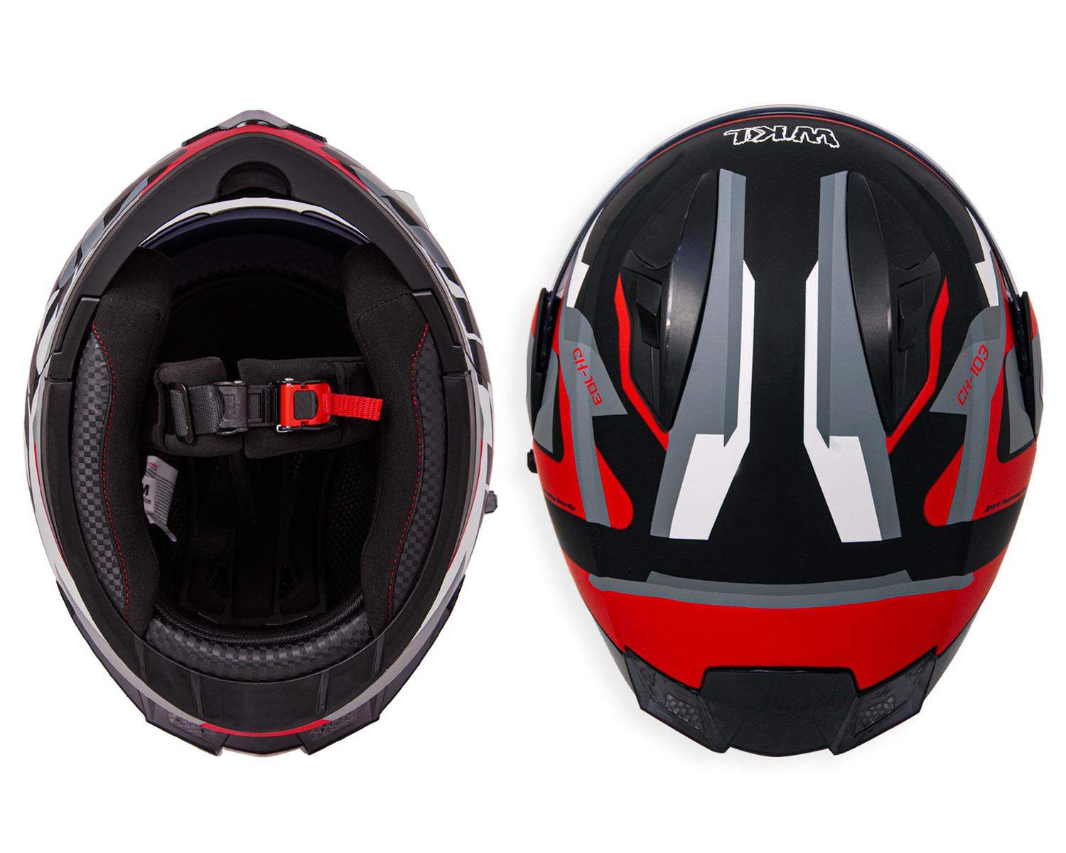 Casco Motocicleta Certificado Dot Abatible Vertex WKL Ch-103 — imagen 19