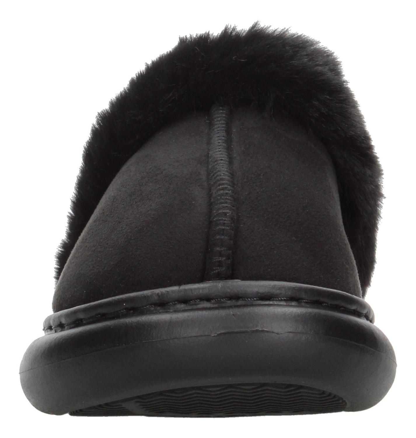 Pantuflas Mujer Berlín Negro De Peluche Cómodas Para Dama — imagen 6