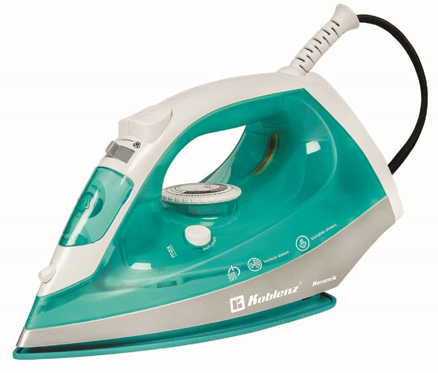 Plancha De Vapor Koblenz Pkk380 Antiadherente Ceramica — imagen 1