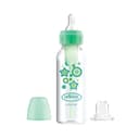 Biberón De Transición Estándar Dr Brown's 8oz 250ml Estrellas Verde Claro