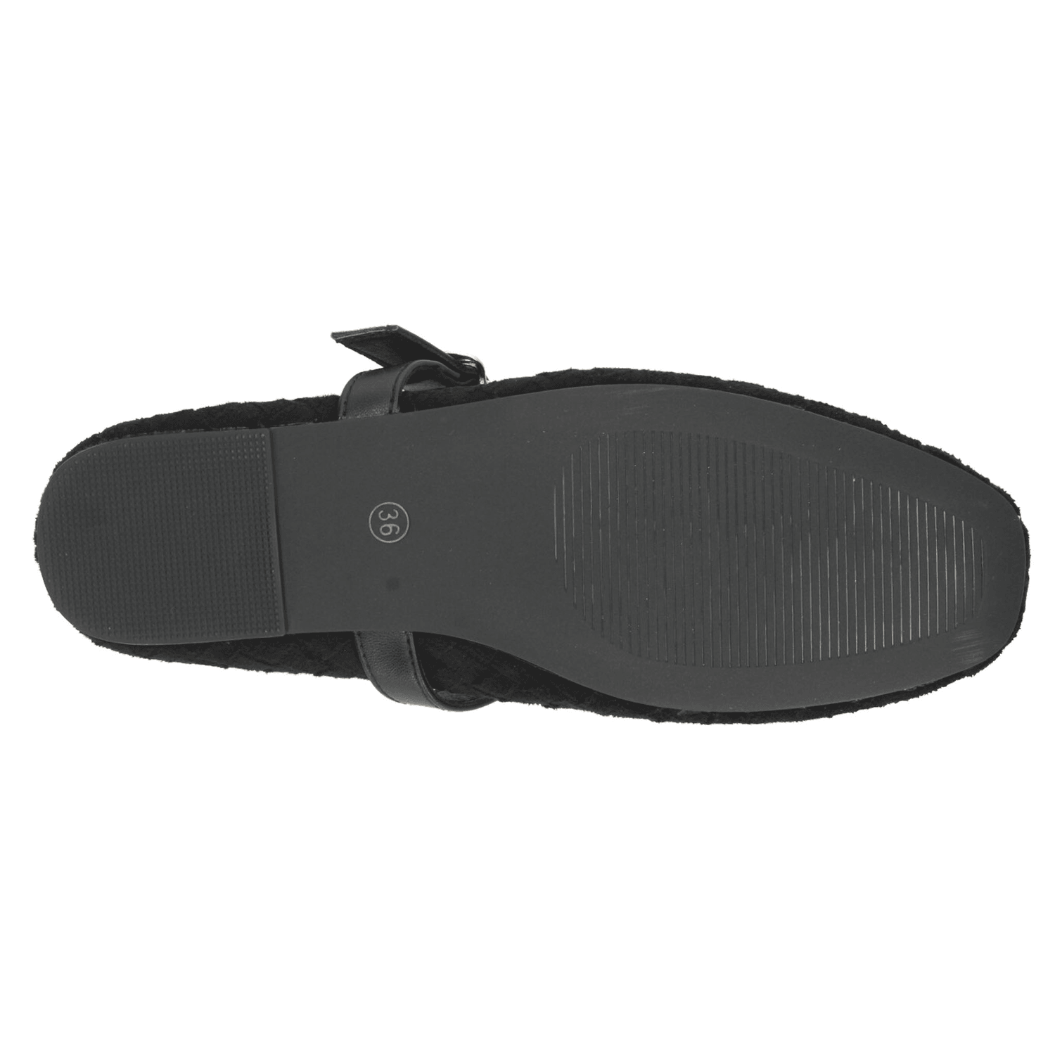 Flats Berlin Dama Negro Casual Mary Jane Hebilla Mujer — imagen 10