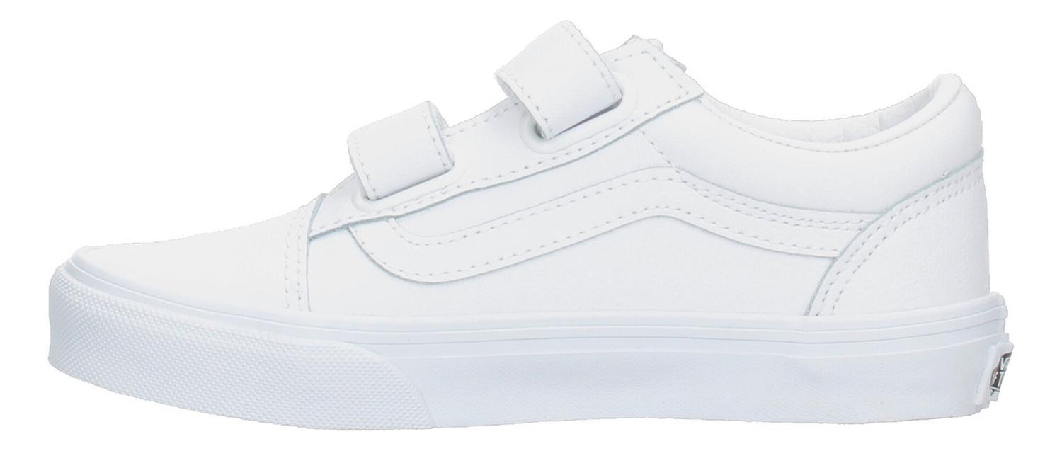 Tenis Niño Vans Old Skool V Classic Blanco Casual Infantil T11-15 — imagen 6