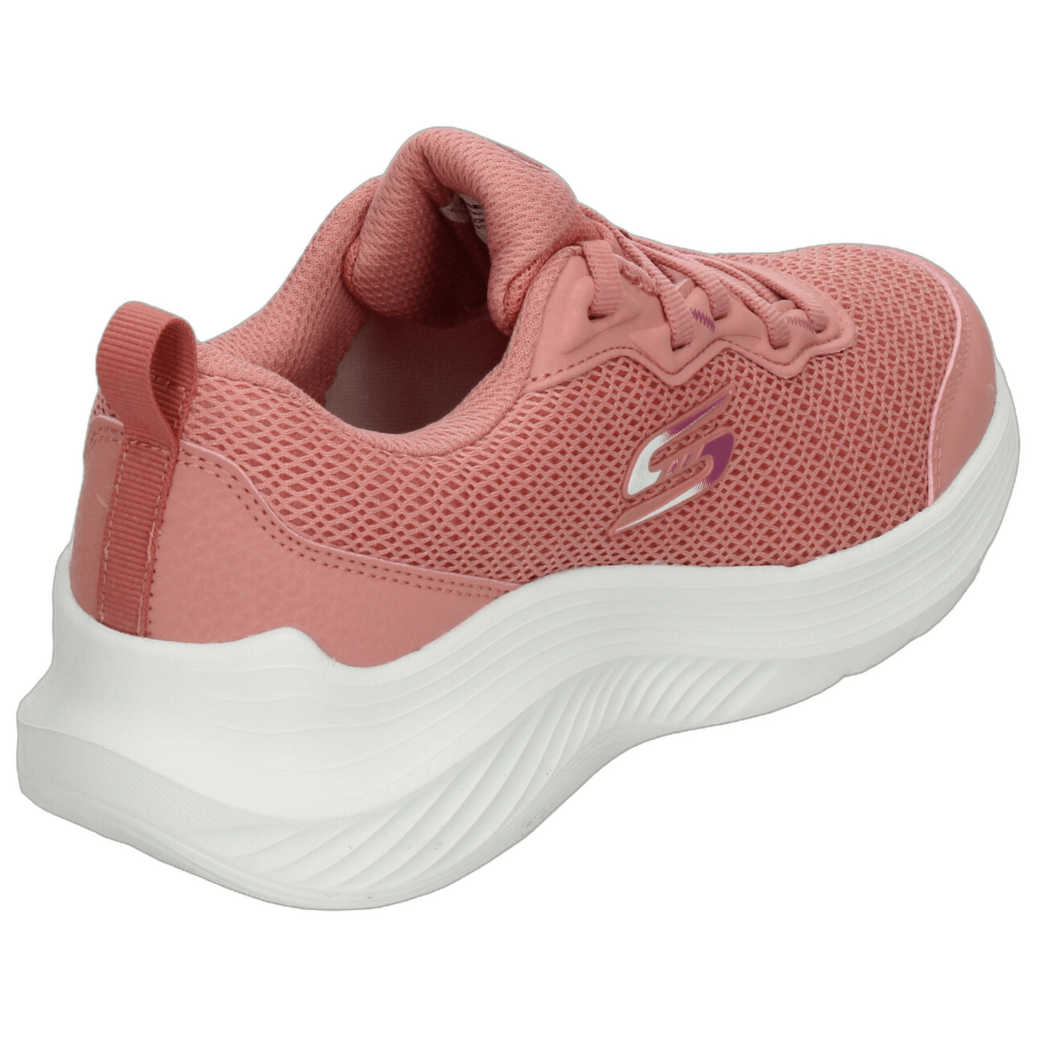 Tenis Dama Skechers Bobs Squad Waves Salmon Deportivo Mujer — imagen 4