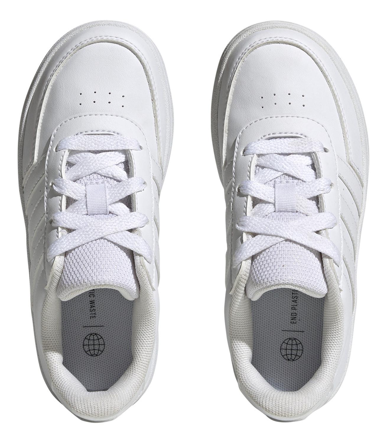 Tenis adidas Breaknet 2.0 Niño Casual Urbano Blanco Infantil T22-26 — imagen 5