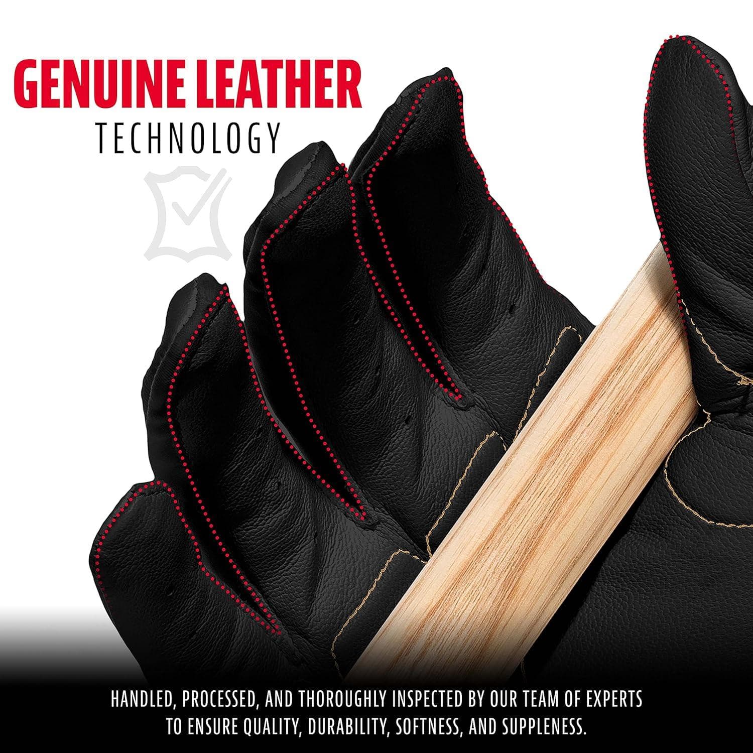 Guanteletas Beisbol Franklin Shok Sorb Talla M Negro Oro — image 2