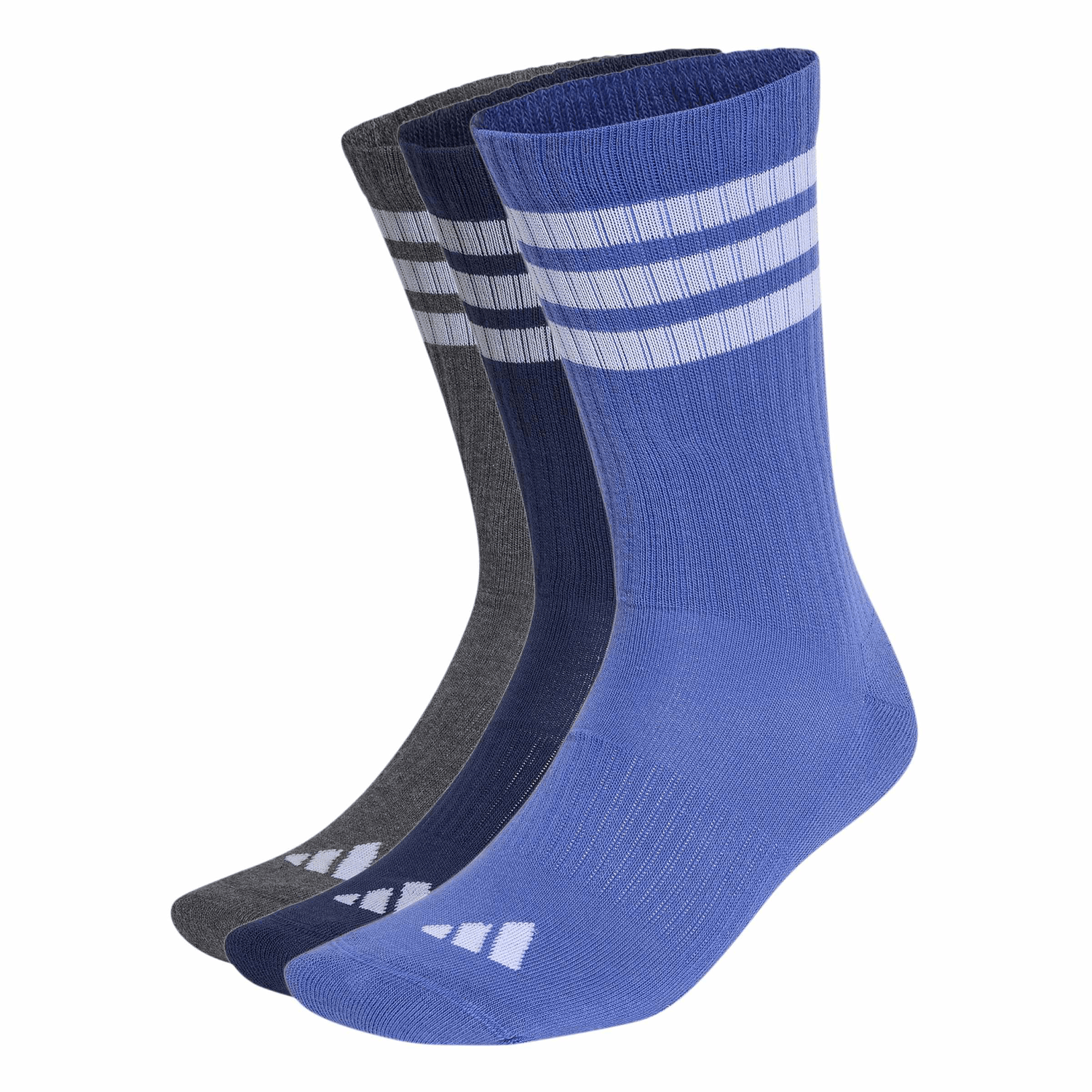 Calcetines Adidas Hombre Multicolor 3 Pares Acolchados Largo Caballero — imagen 2