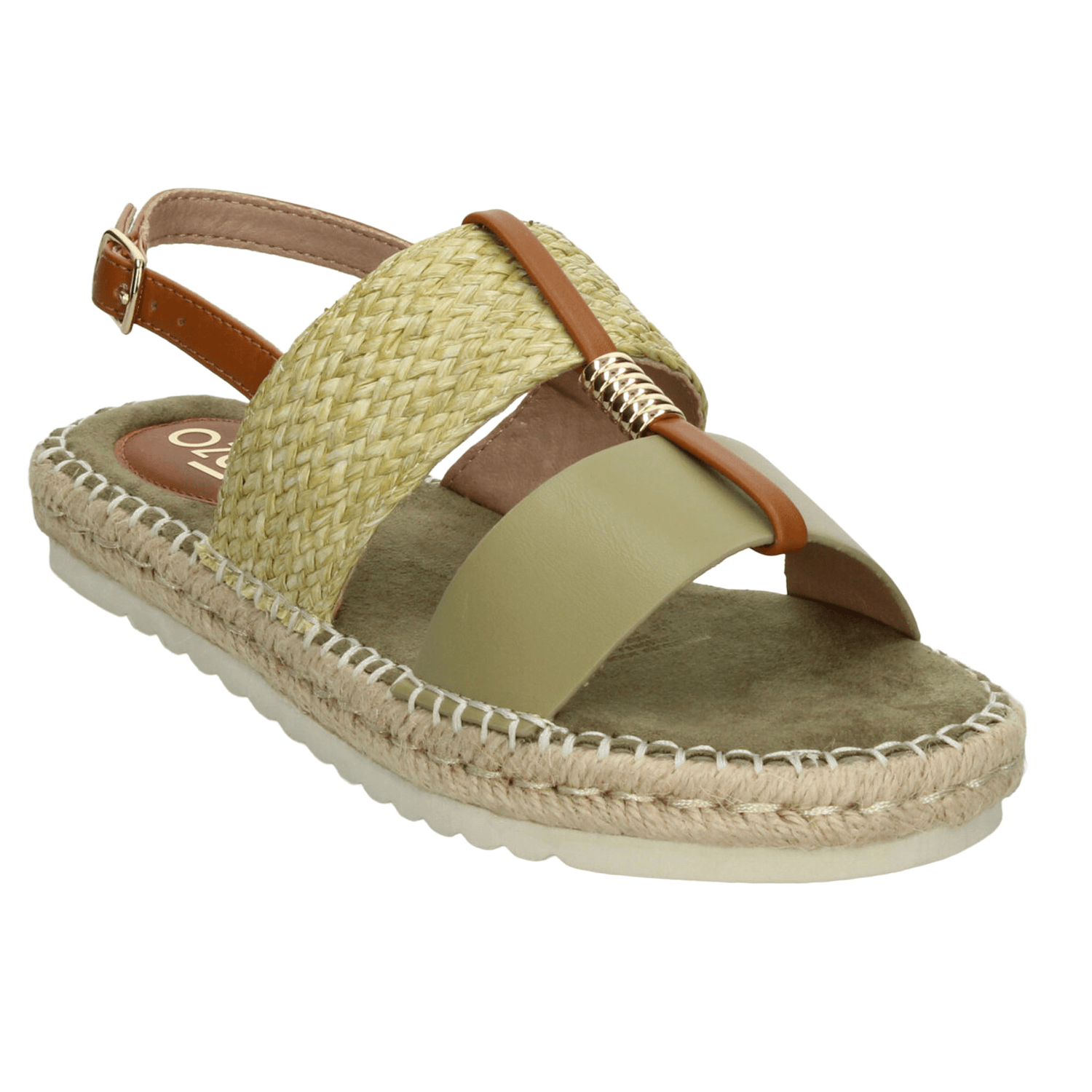 Sandalias Dama Ozono Verde Casual Mujer — imagen 5