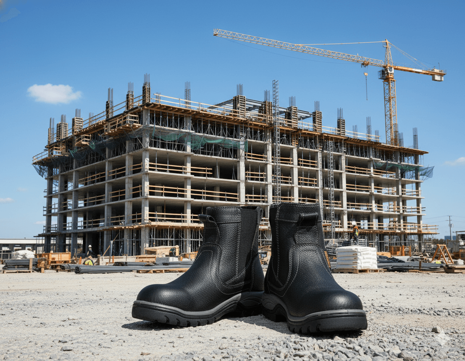Bota Hombre Trabajo Roper Casquillo Negro Workland 77451 — imagen 6