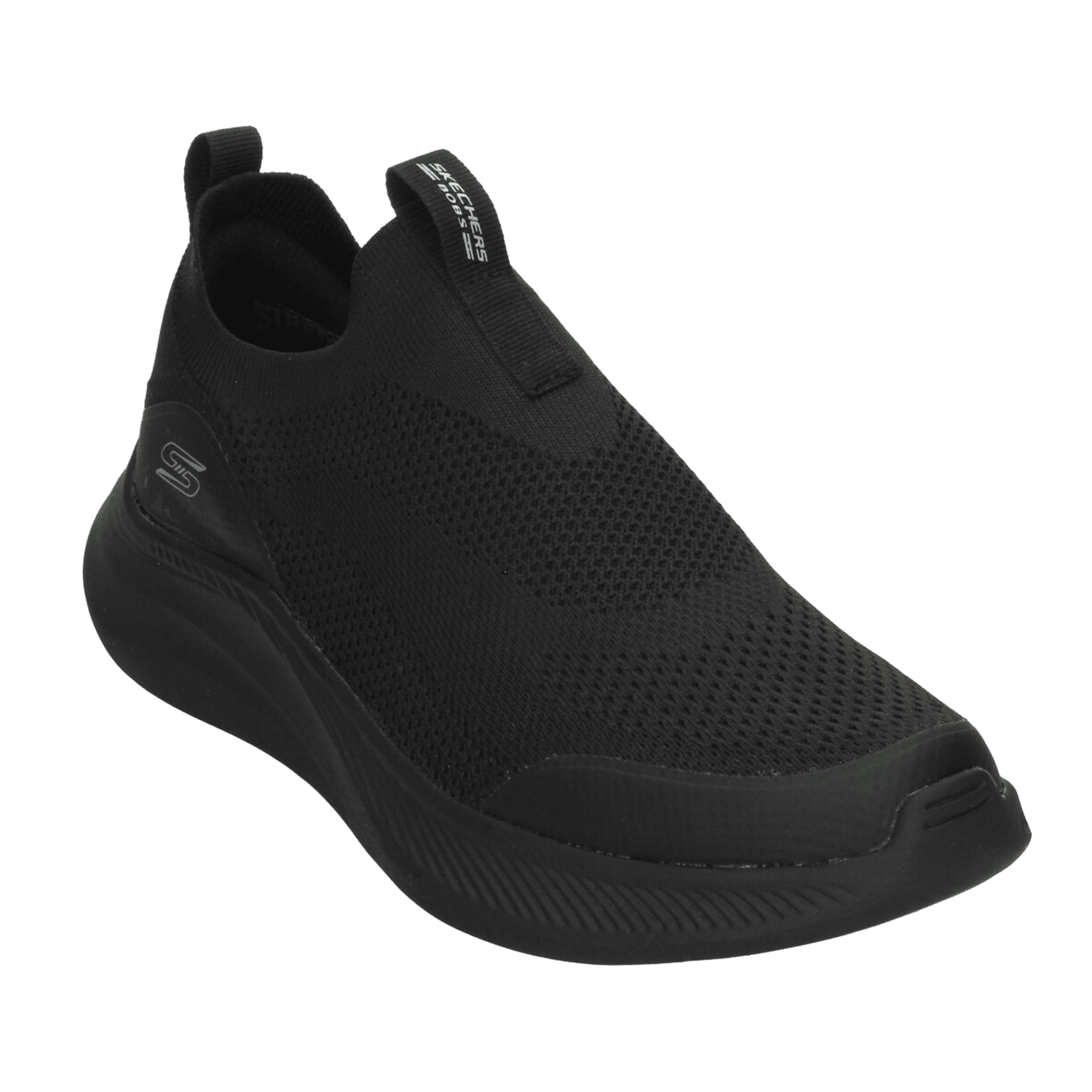 Tenis Hombre Skechers Bobs Moda Flex Negro Deportivo Slip On Caballero — imagen 5