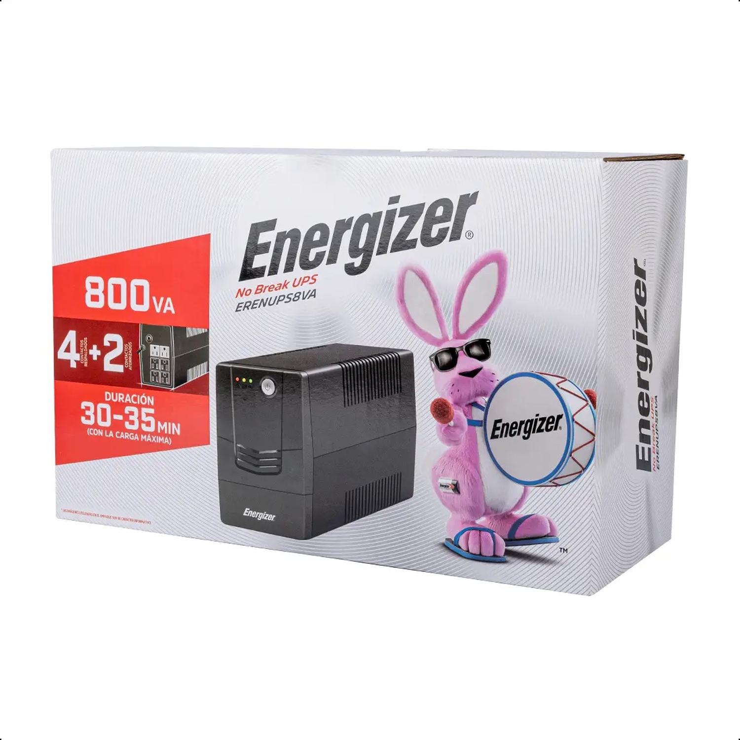 No Break UPS Energizer 800VA 480W Protección Total — imagen 7