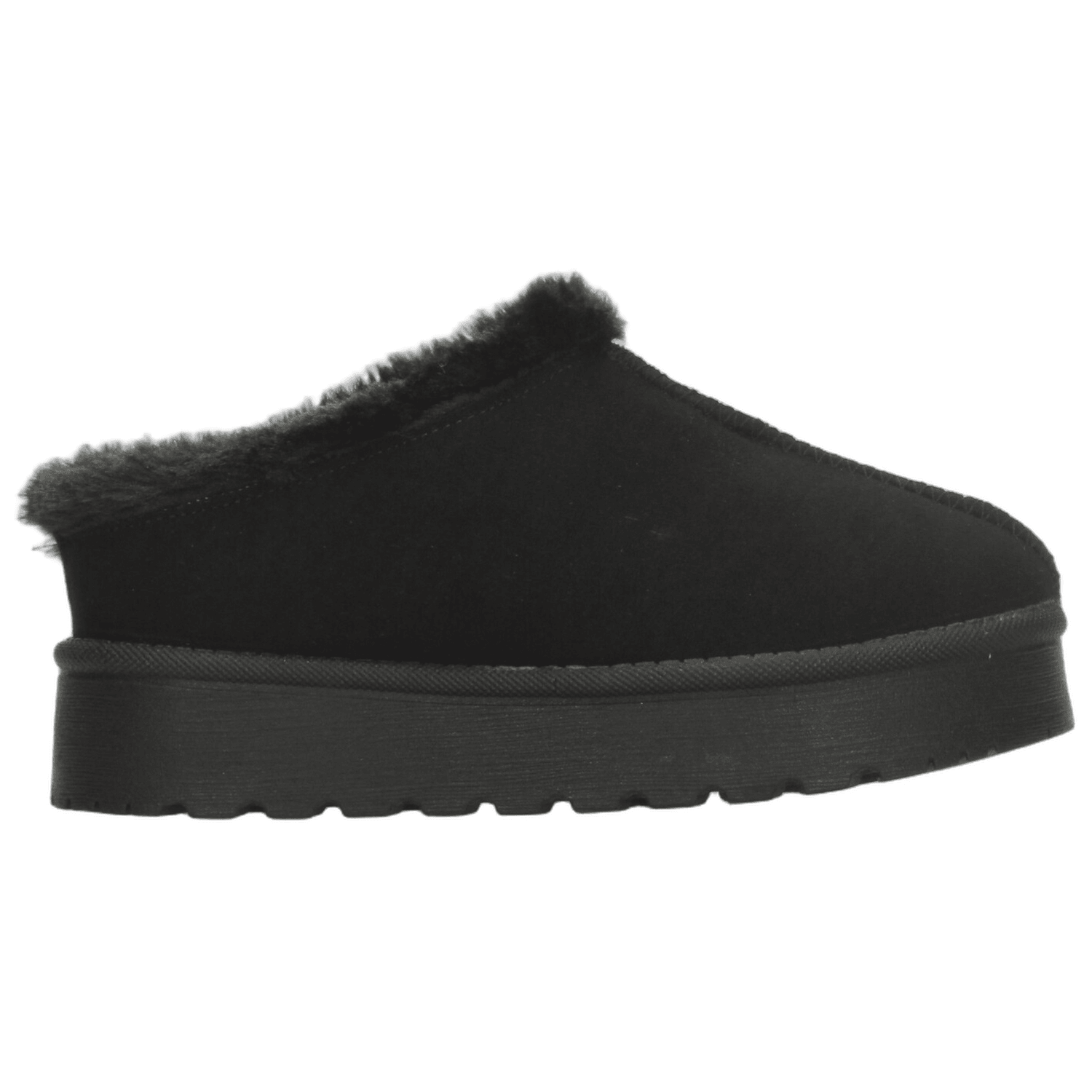 Zueco Vavito Niña Casual Peluche Negro Infantil T18-22 — imagen 1