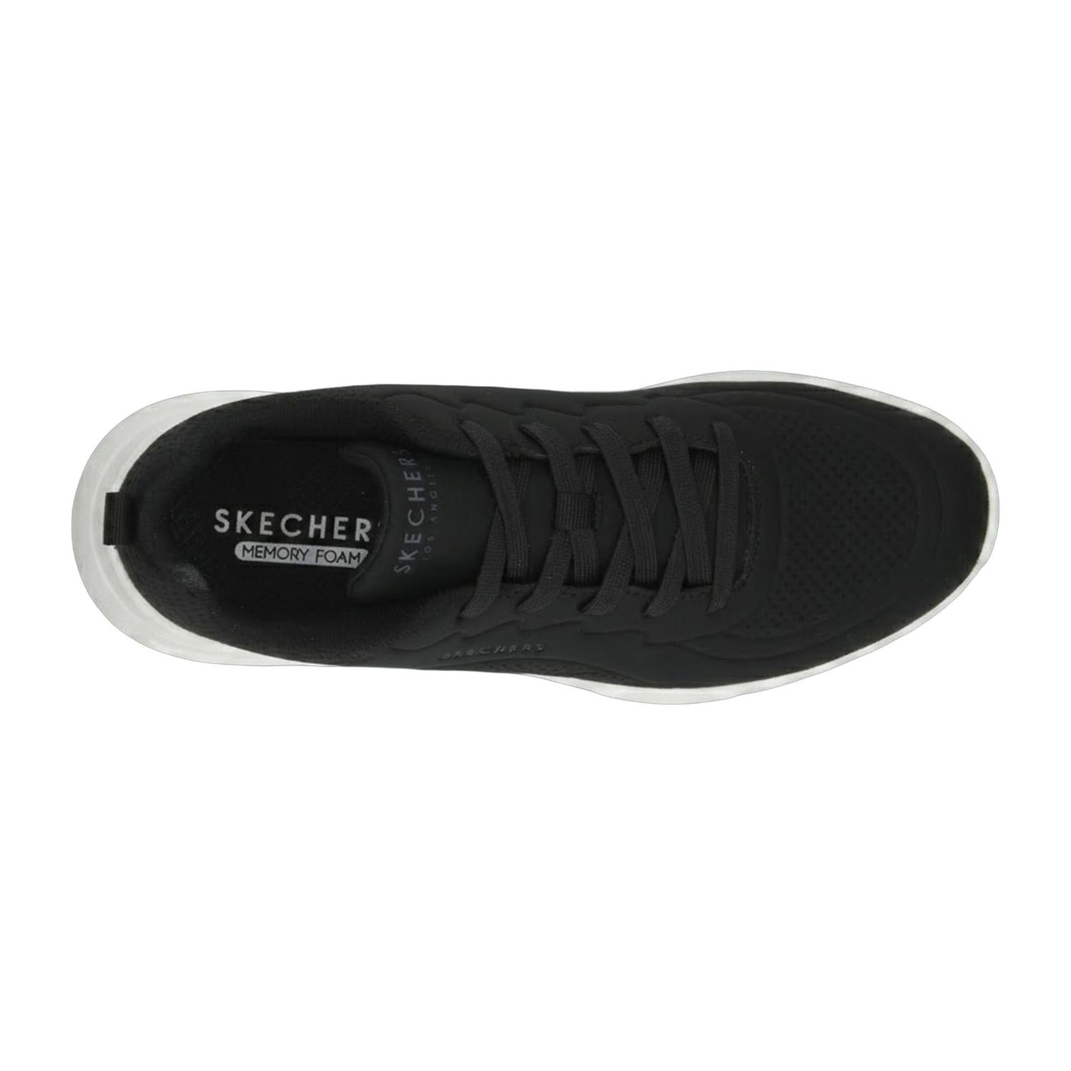 Tenis Hombre Skechers Street Uno Lite Negro Casual Caballero — imagen 9