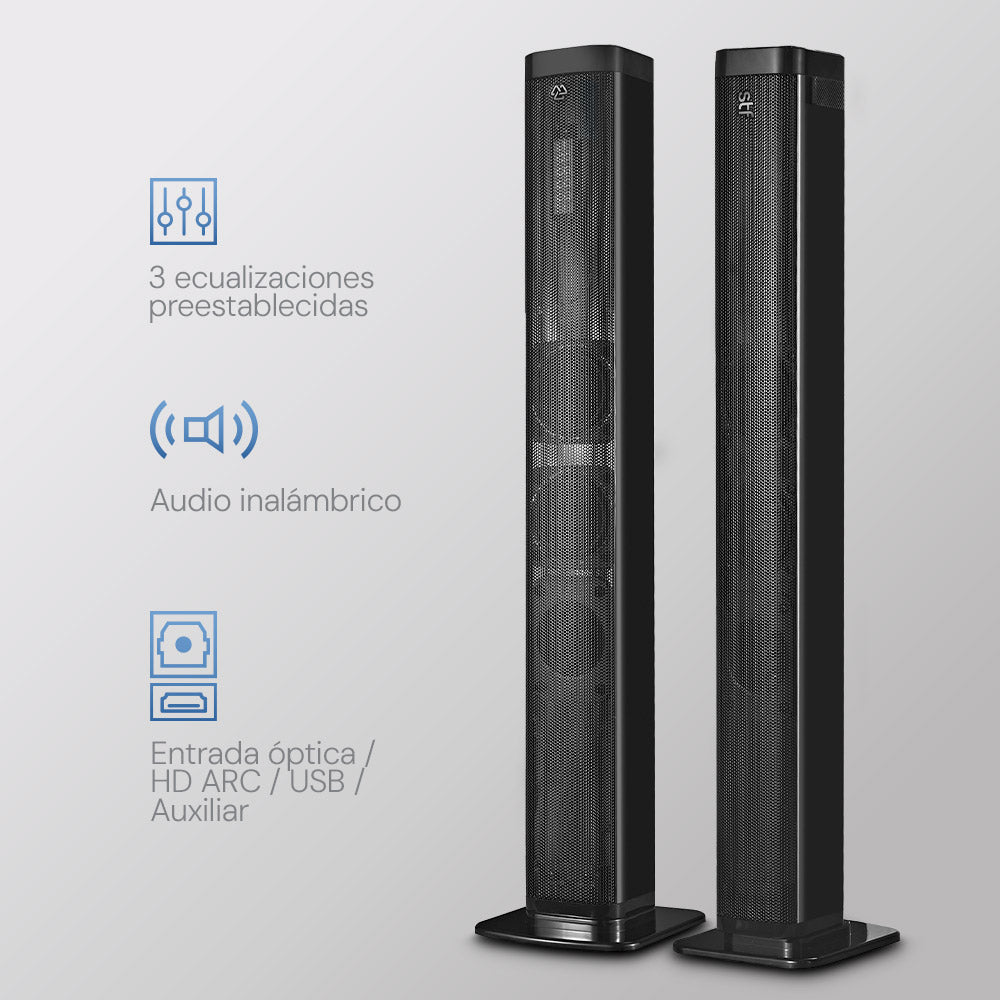 Barra de Sonido Home Audio 2.0 STF 30W HDMI / OPTICO / 3.5mm AUX / USB — imagen 5