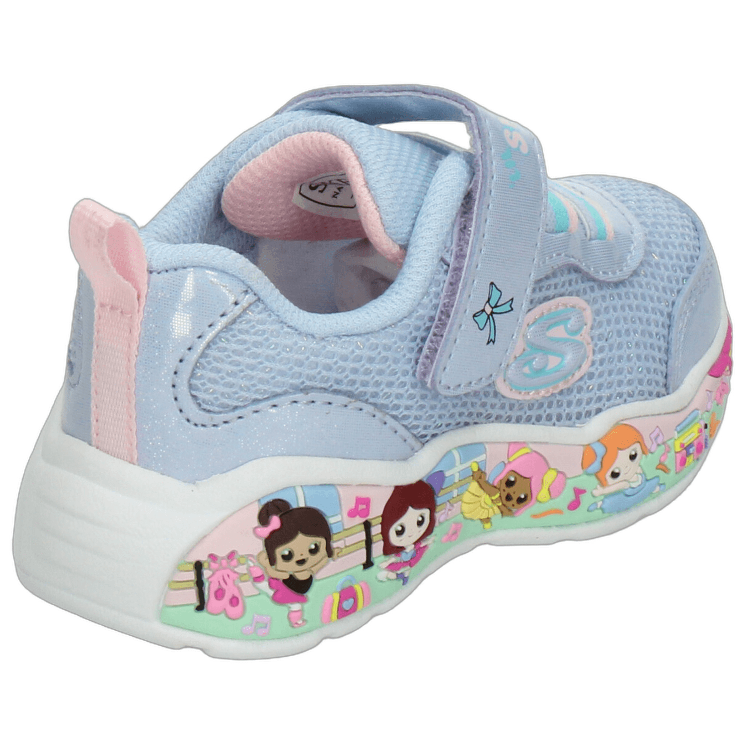 Tenis Niña Skechers Play Scene Azul Deportivo Infantil T11-16 — imagen 4
