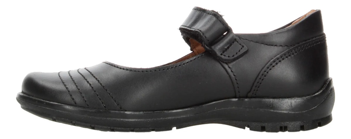 Zapato Coqueta Niña Escolar Cinta Adhesiva Negro Infantil T18-21 — imagen 14