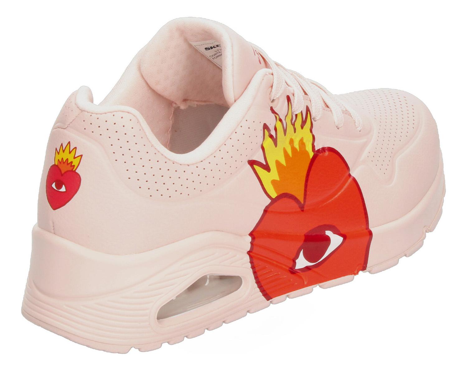 Tenis Skechers Dama Rosa Deportivo Para Mujer — imagen 5