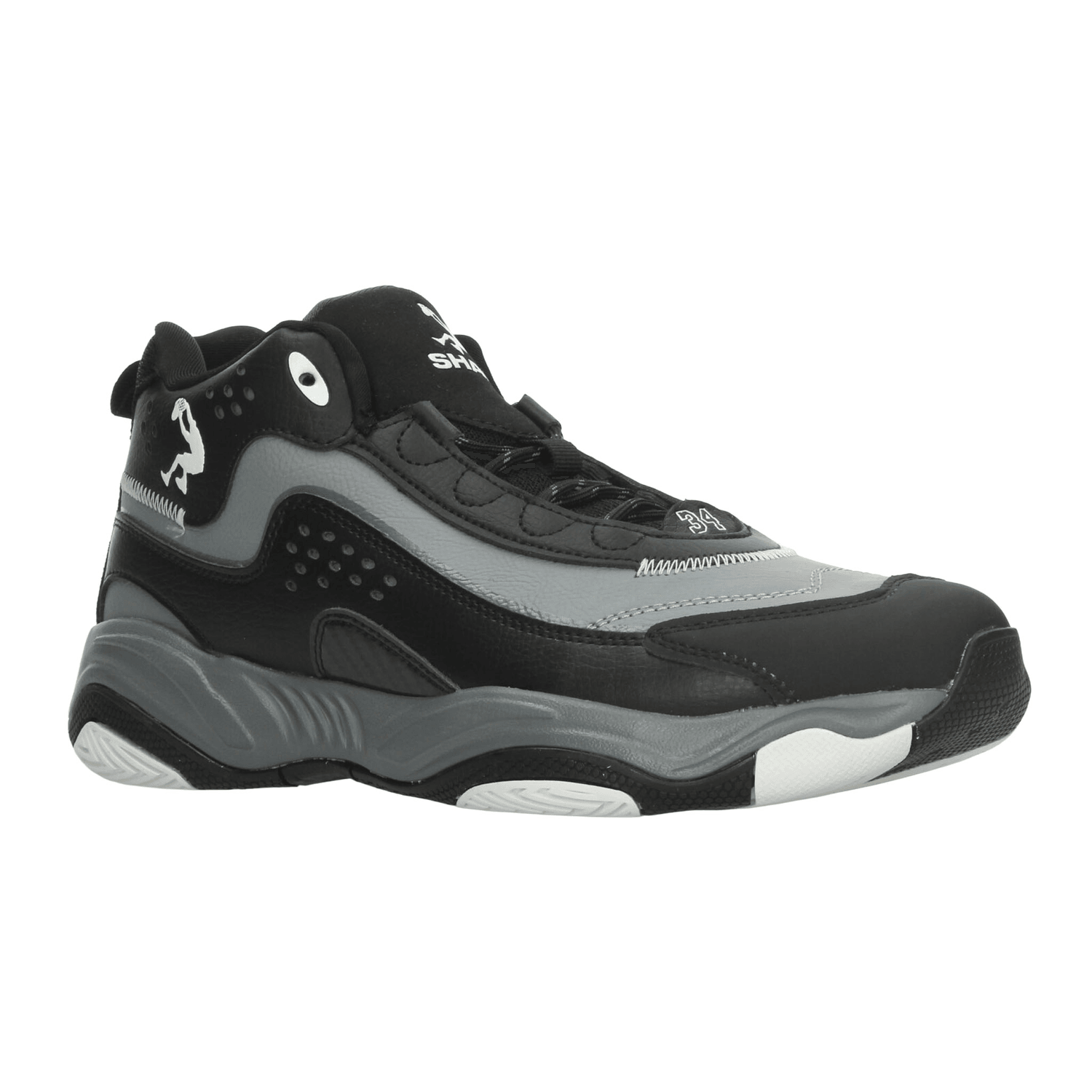 Tenis Shaq Spin Low Hombre Básquetbol Botín Negro Caballero — imagen 2