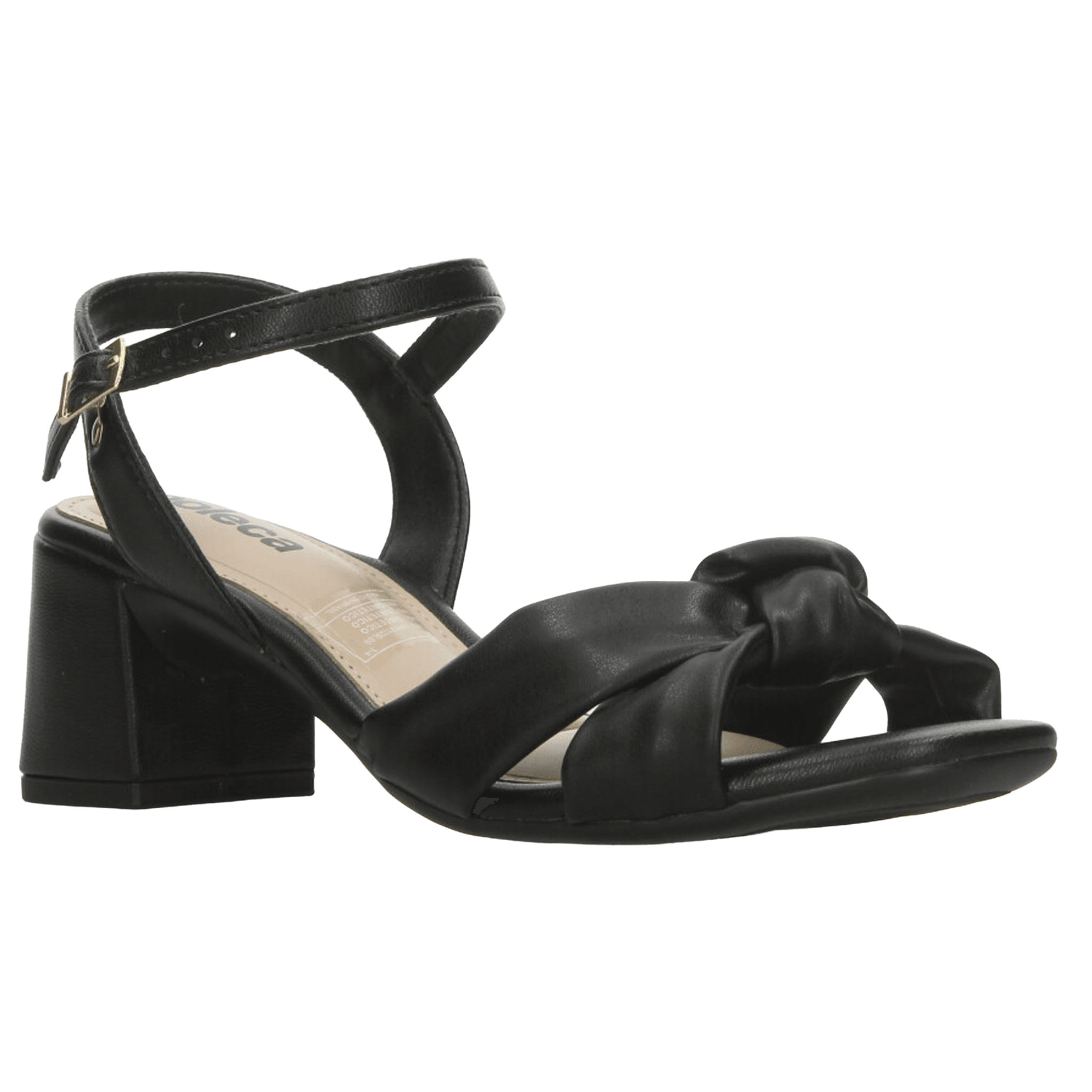 Sandalias Moleca Dama Casual Negro Mujer — imagen 2