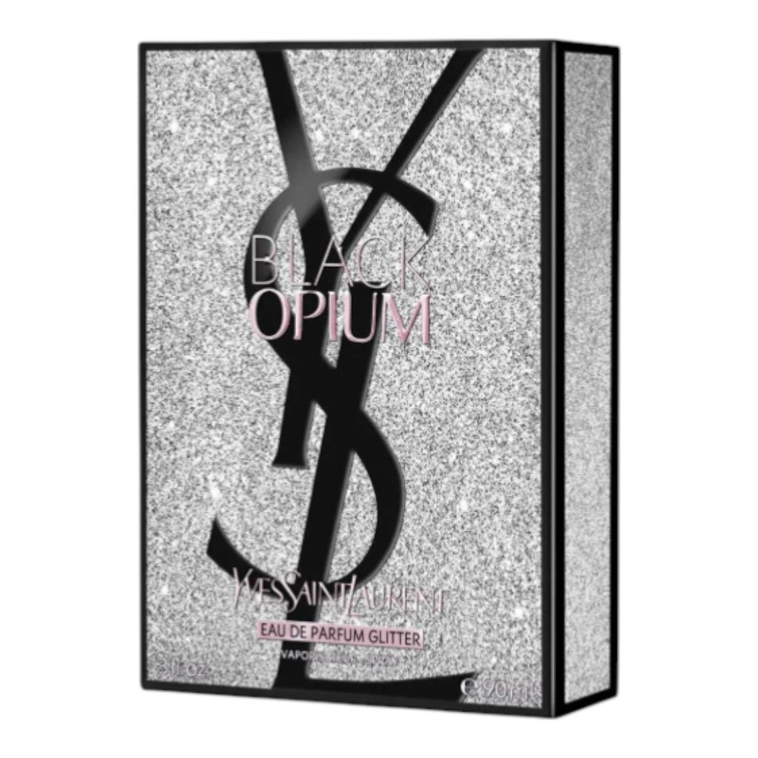 YVES SAINT LAURENT BLACK OPIUM EDP GLITTER 90 ML DAMA — imagen 2