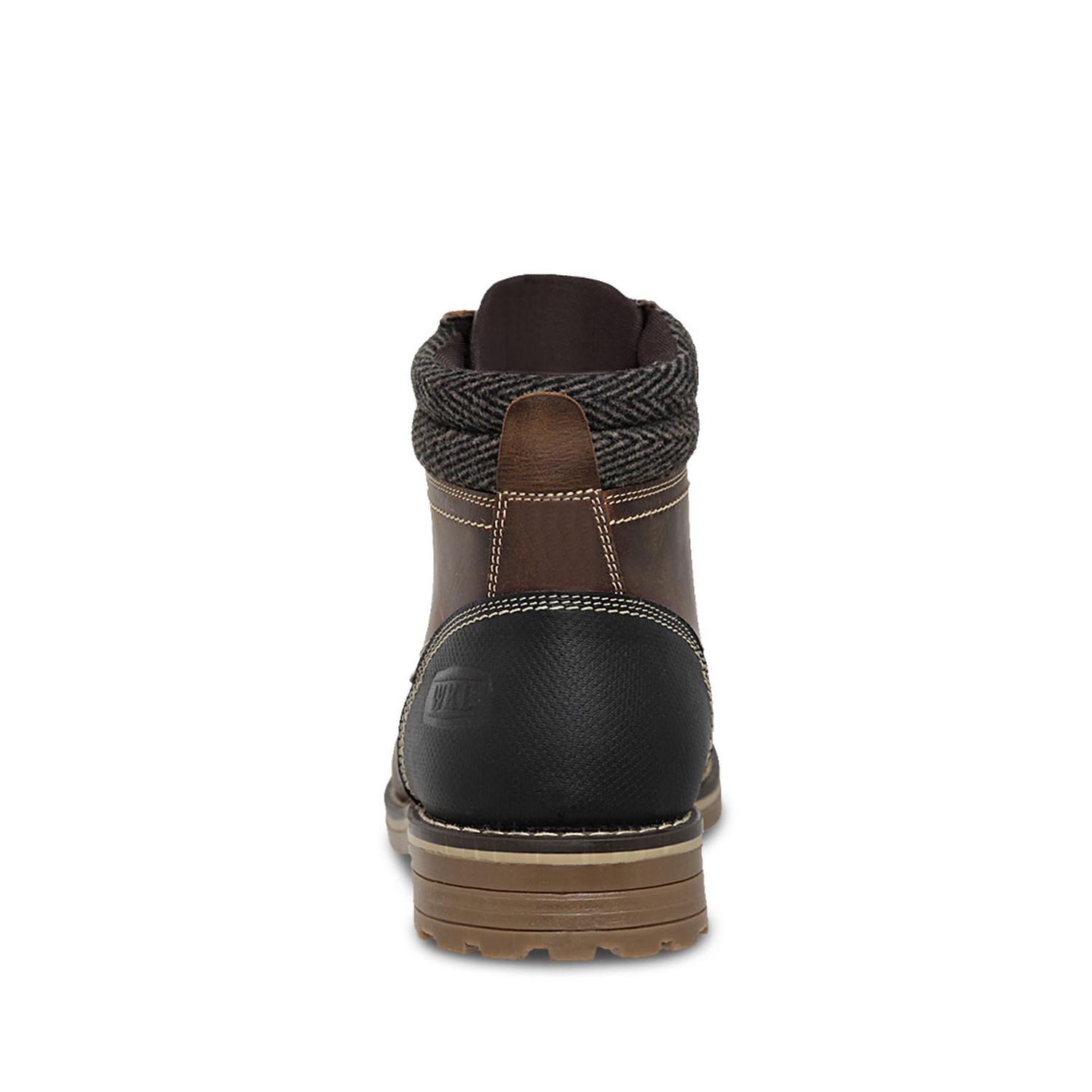 Bota hombre Botin Vestir Caballero Biker WORKLAND 89727 Café — imagen 3