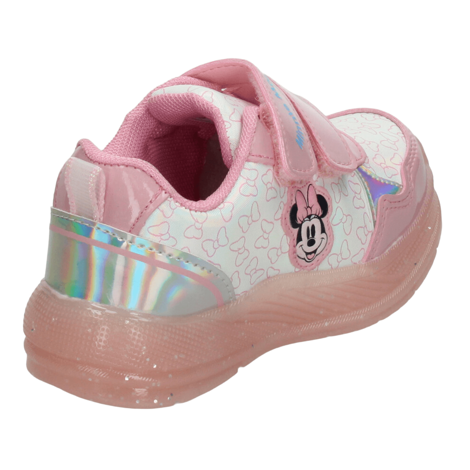Tenis Minnie Mouse Niña Casual Luz Led Rosa Infantil T15-18 — imagen 3