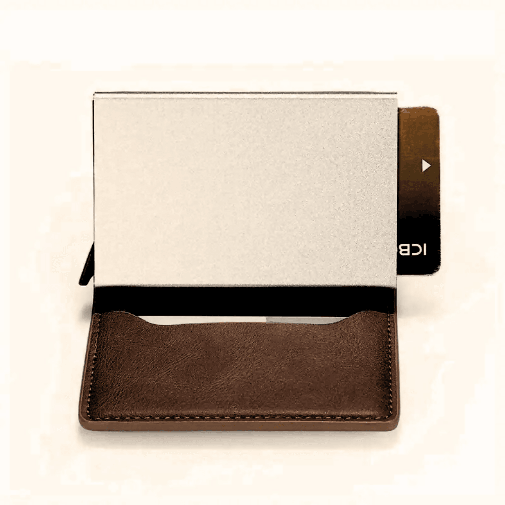 Cartera De Cuero De Pu Casual Con Estuche De Tarjetas — imagen 4