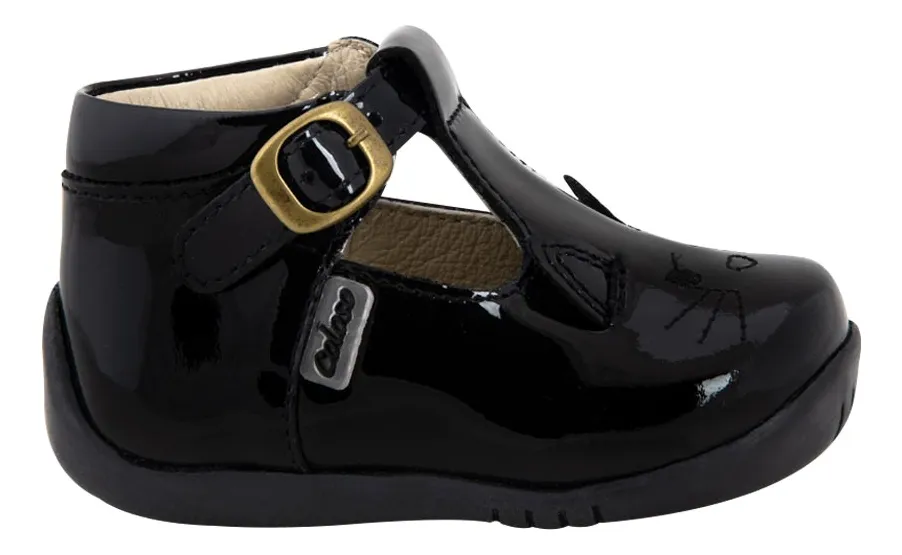 Zapato Escolar Coloso Niña De Piel Bordado 947278 — imagen 16