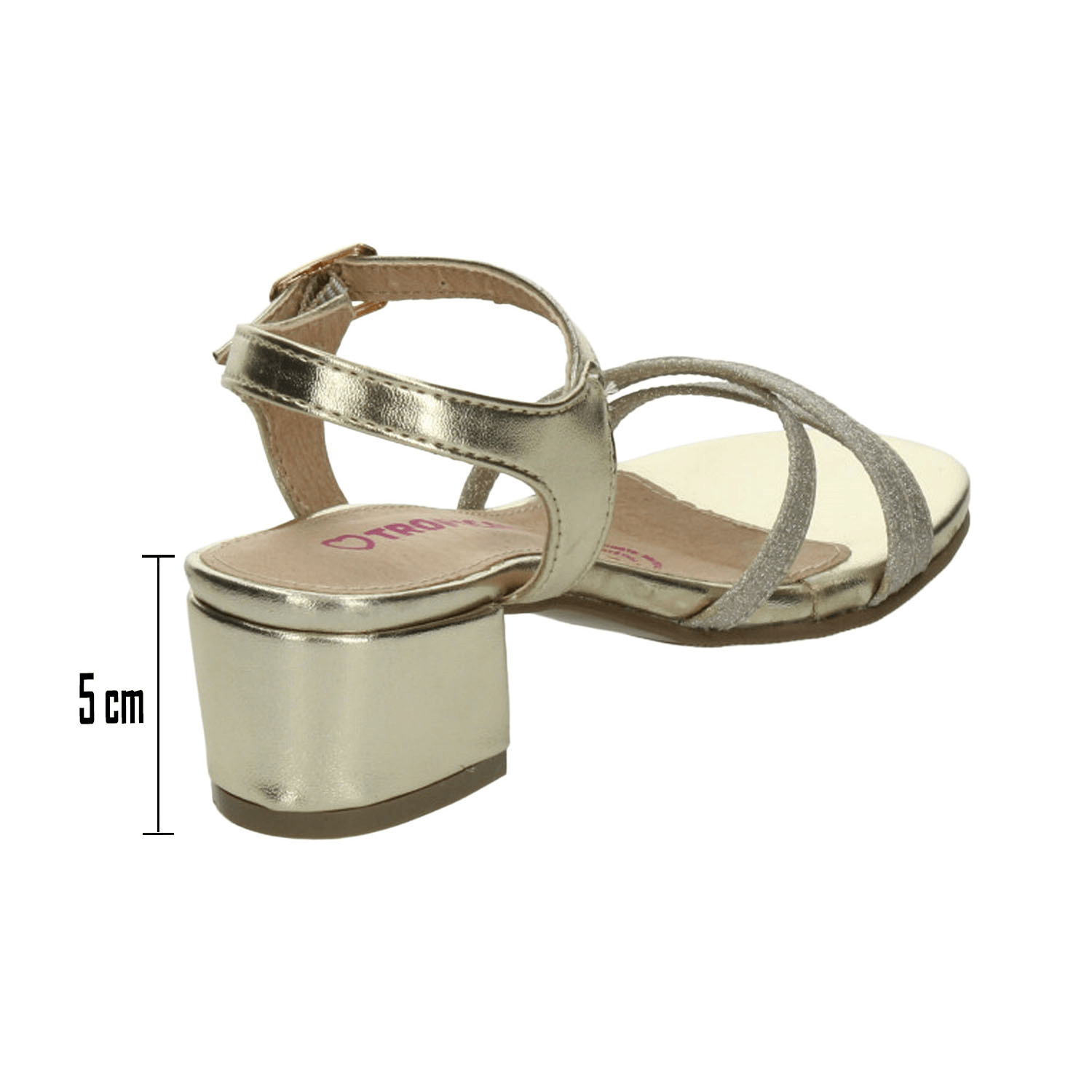 Sandalias Niña Tropicana Dorado Casual Infantil T18-21 — imagen 11