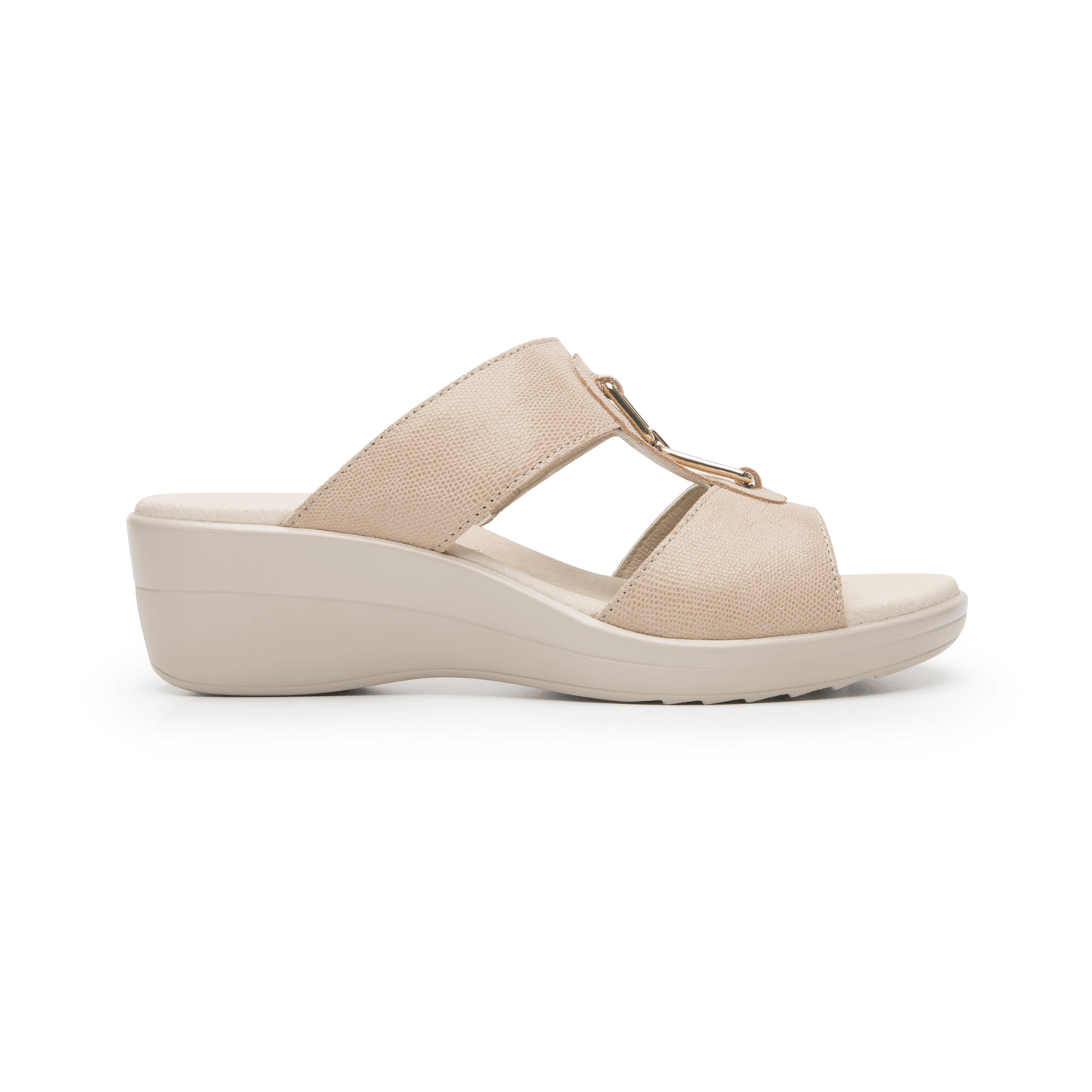 Sandalias Dama Flexi Crema Casual Mujer — imagen 2