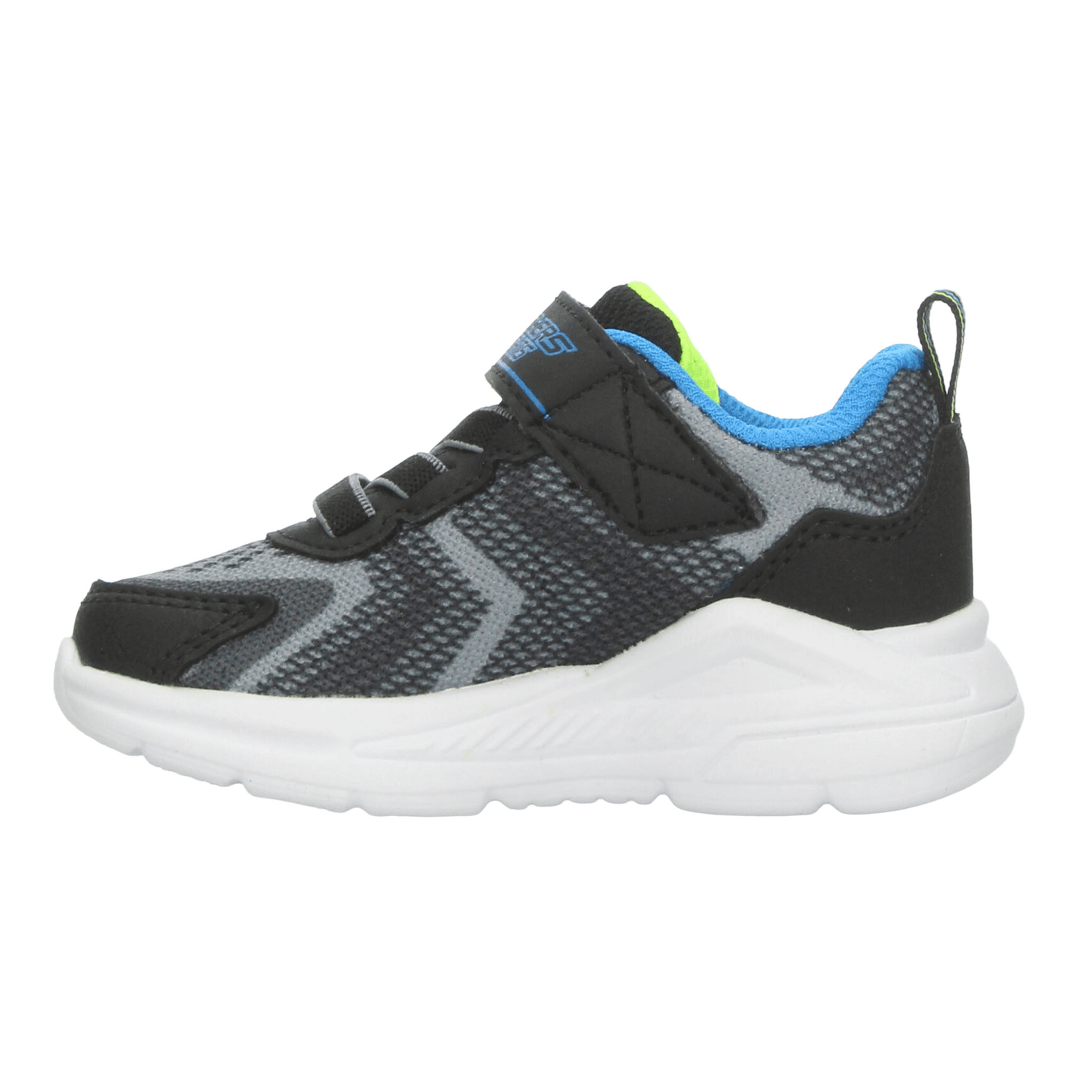 Tenis Skechers S-Lights Niño Negro Deportivo Led Infantil T11-16 — imagen 6