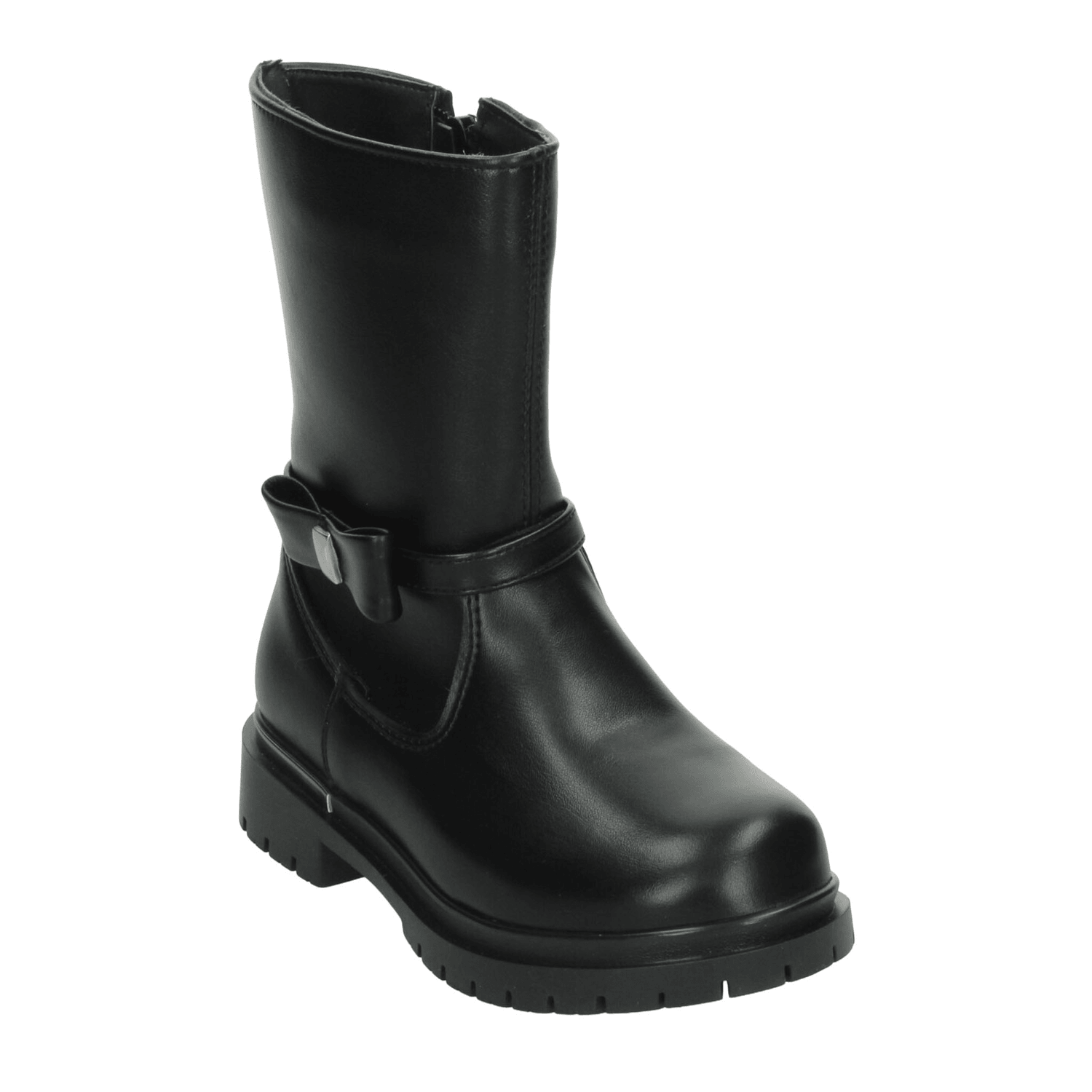 Bota Vavito Niña Casual Larga Cierre Negro Juvenil T22-27 — imagen 4