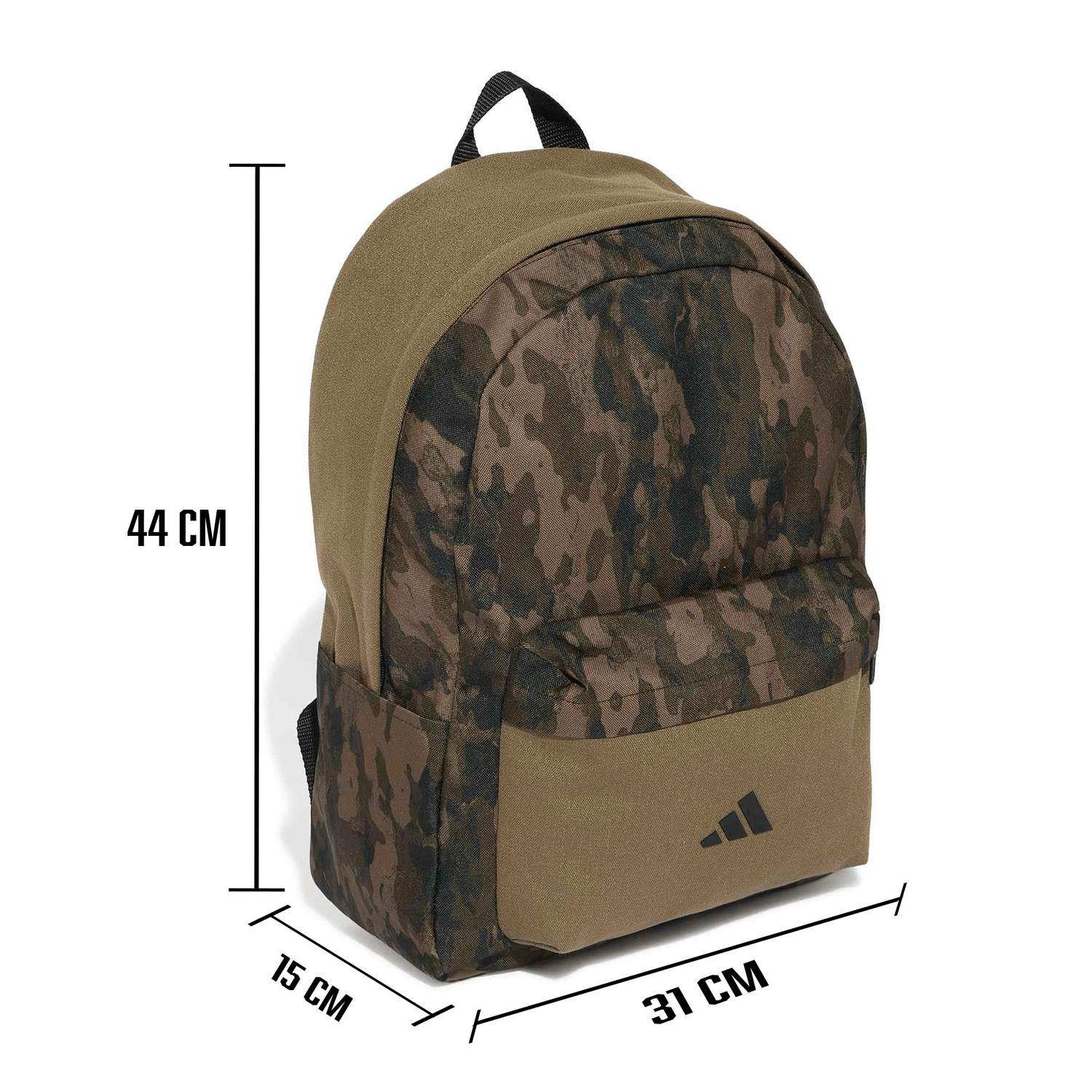 Mochila Adidas Camo Graphic Hombre Escolar Ligera Verde Caballero 32L — imagen 5