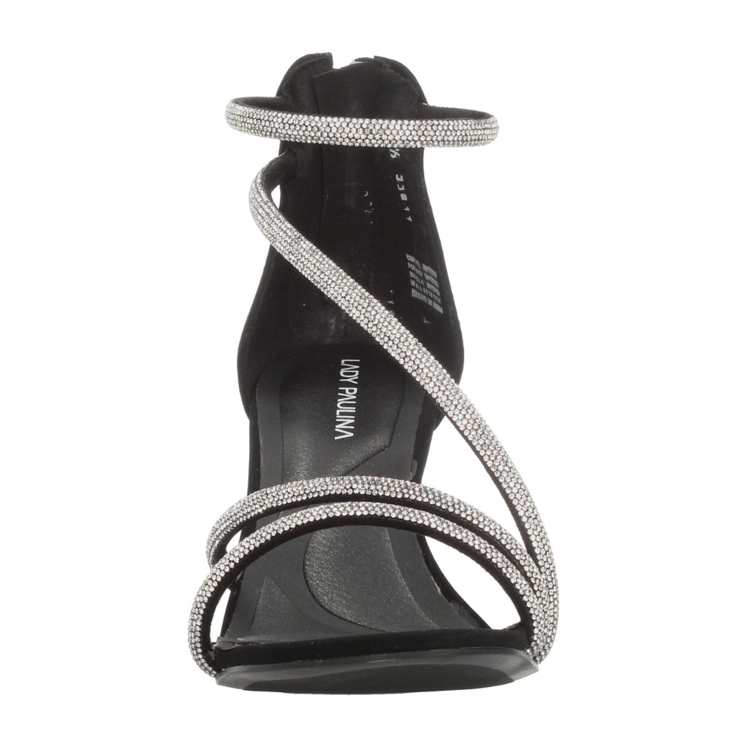 Zapatillas Paulina Dama Fiesta Cómoda Tacón Negro Mujer — imagen 6