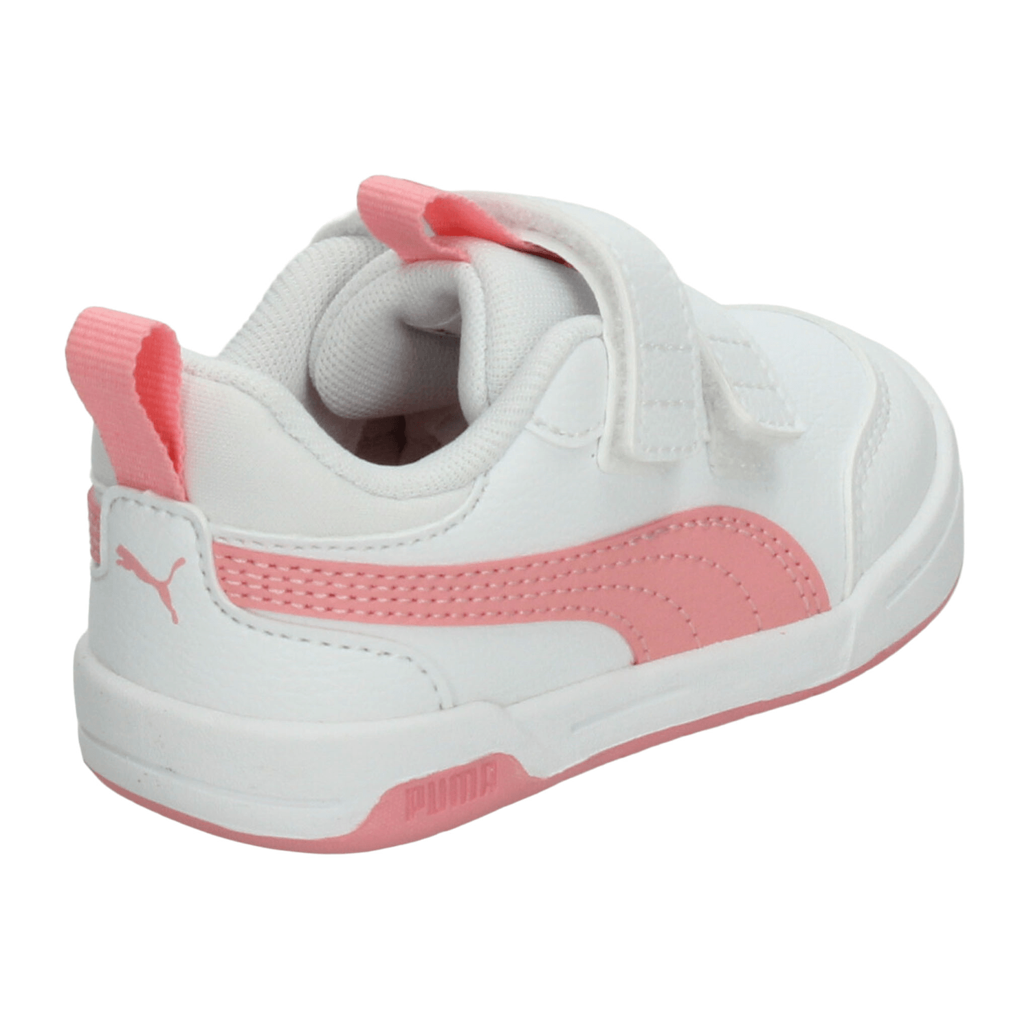 Tenis Puma Multiflex 2 Niña Blanco Casual Escolar Infantil T11-16 — imagen 4