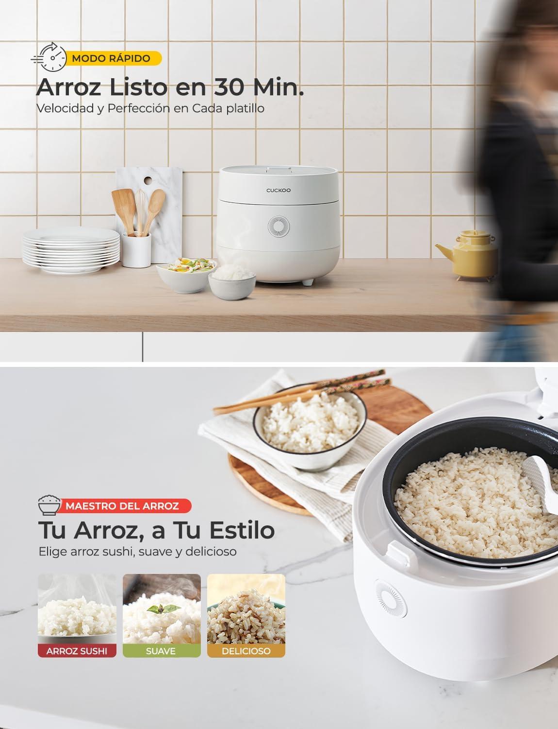 Arrocera Cuckoo 6 Tazas CR-0675FW Fuzzy Logic Blanca — imagen 6