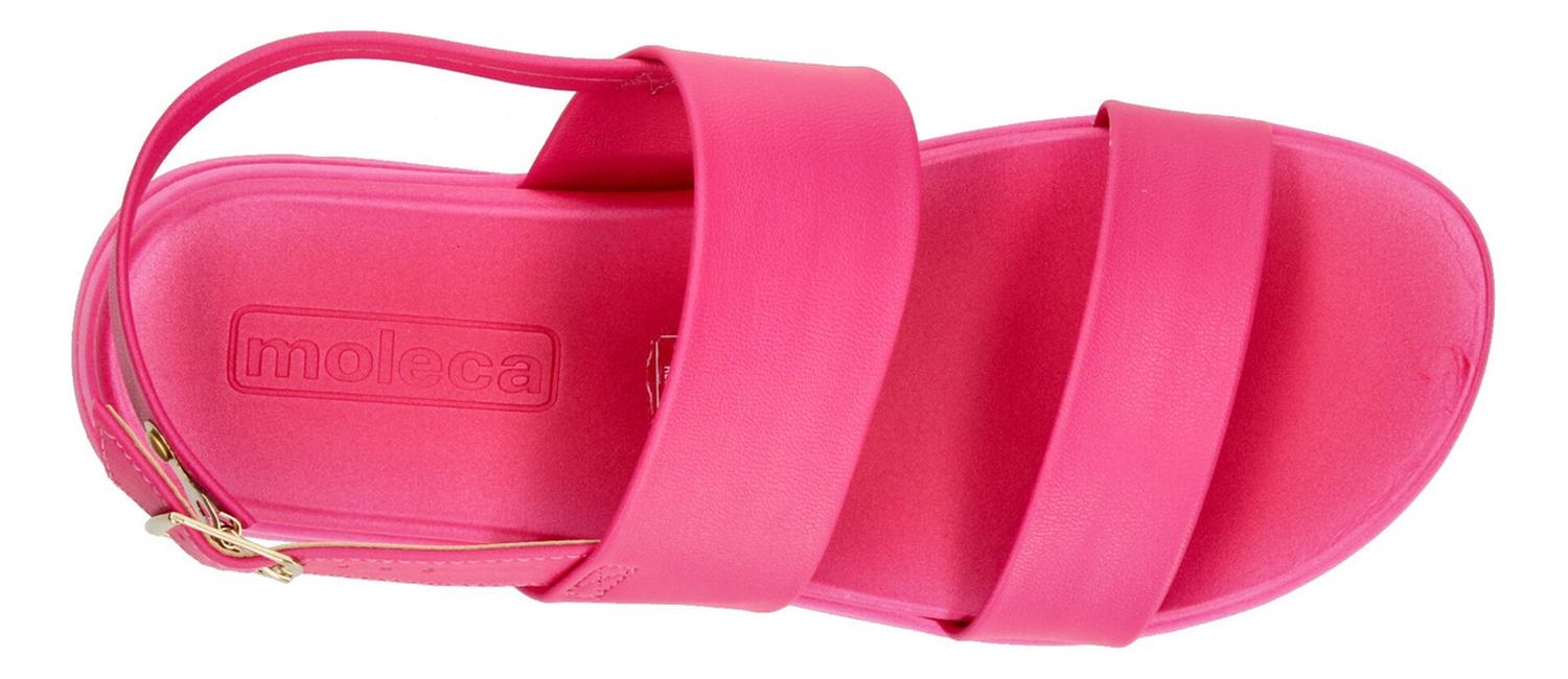 Sandalias Moleca Dama Casual Fucsia Mujer — imagen 8