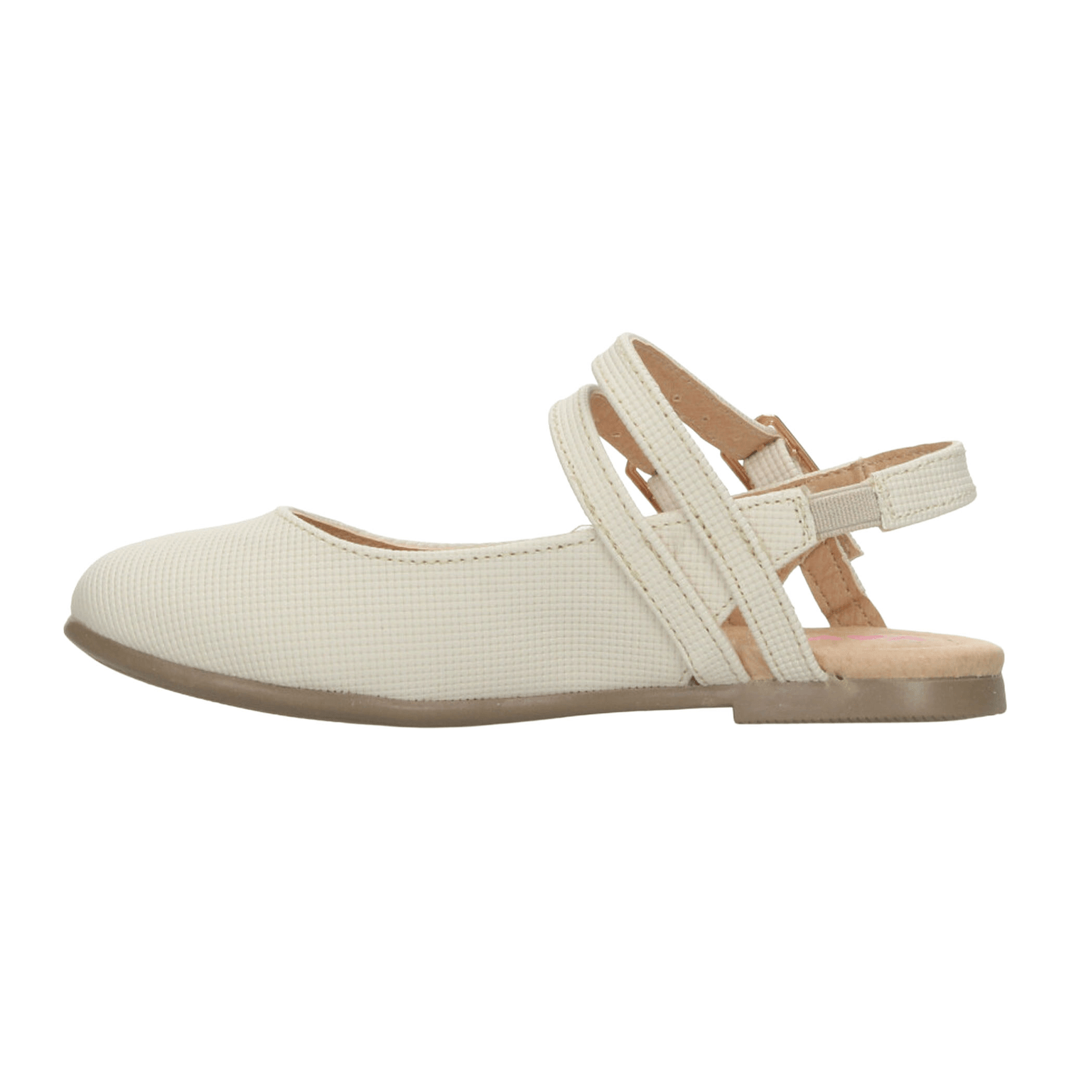 Flat Vavito Niña Casual Hebilla Blanco Infantil T18-22 — imagen 5