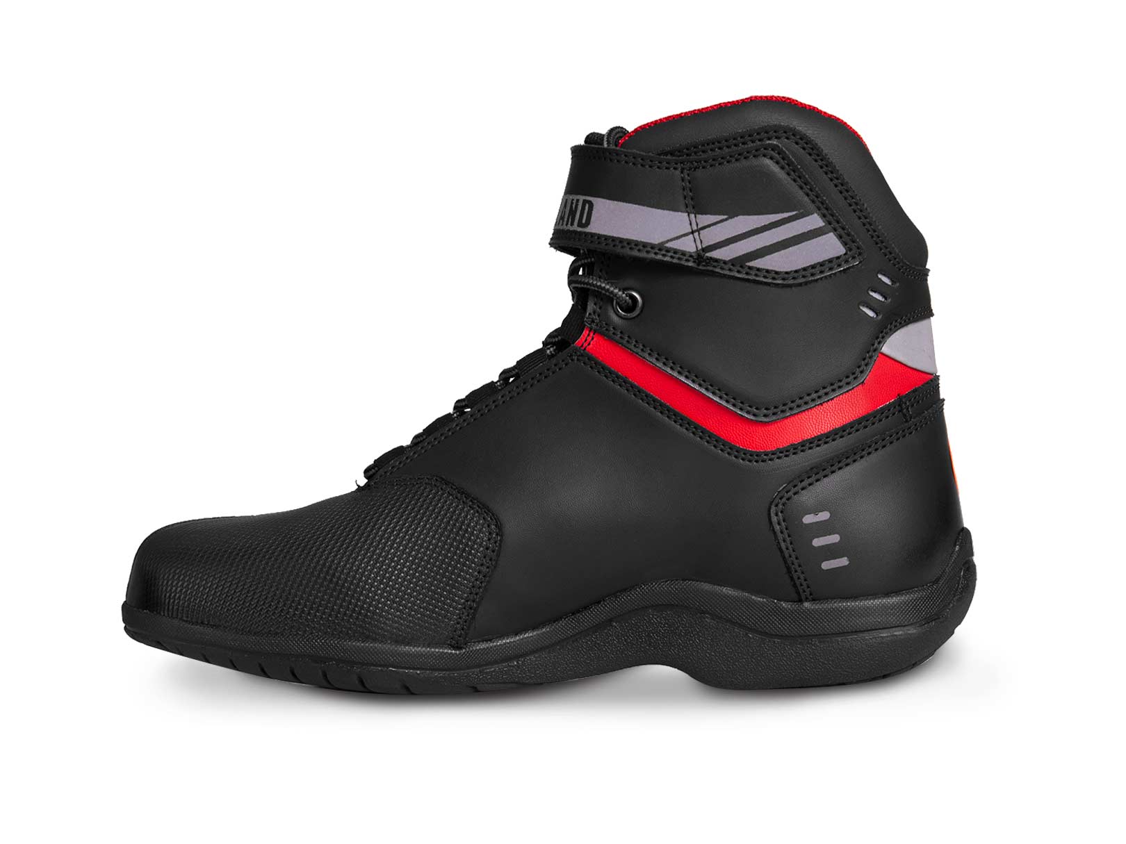 Bota Motociclista Hombre Moto Biker Wkl 80016 Negro Rojo — imagen 14