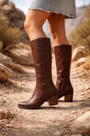 Bota Larga Dama Tierra Bendita Texano Bordado 7.5cm 1180513