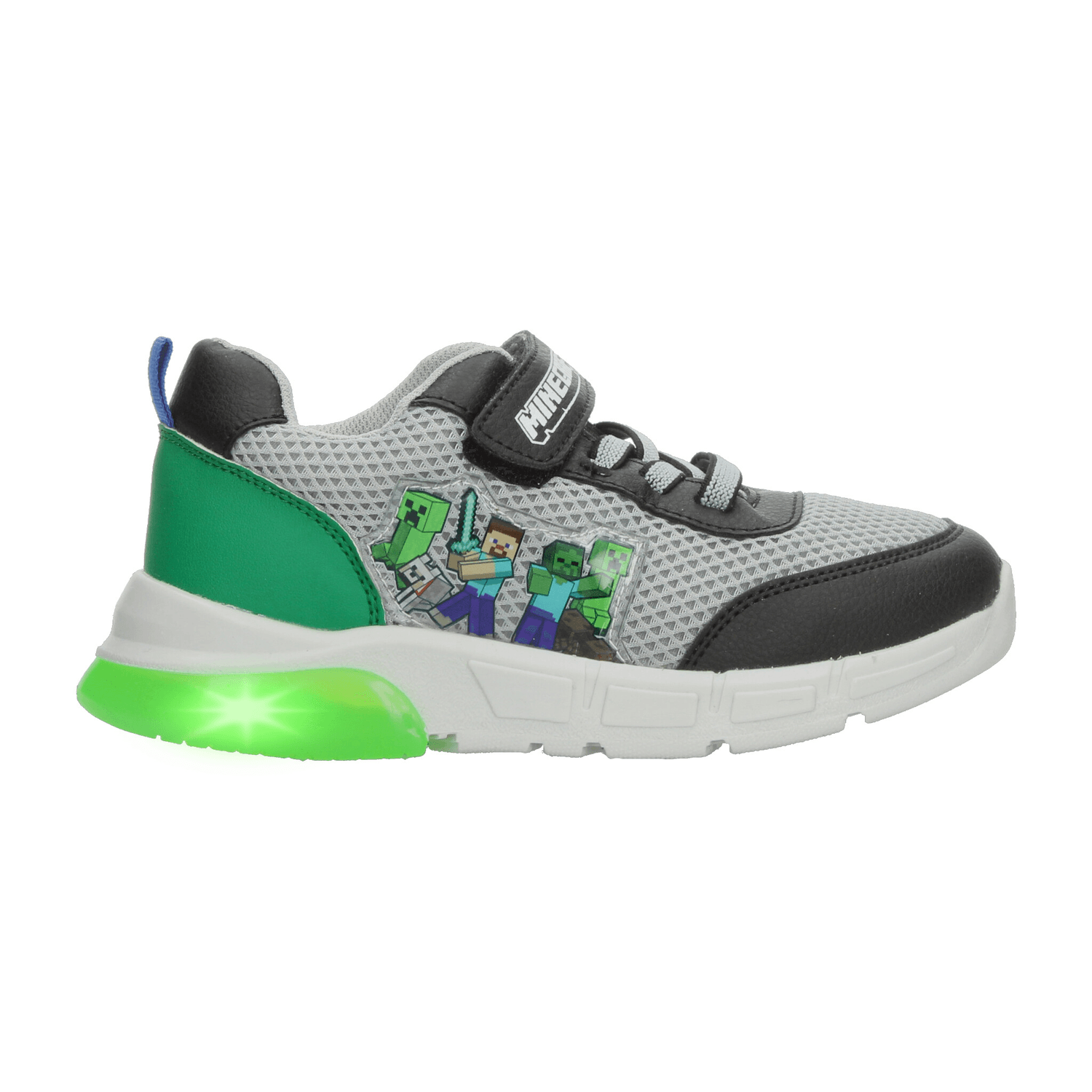 Tenis Minecraft Niño Casual Gris Infantil T15-18 — imagen 1