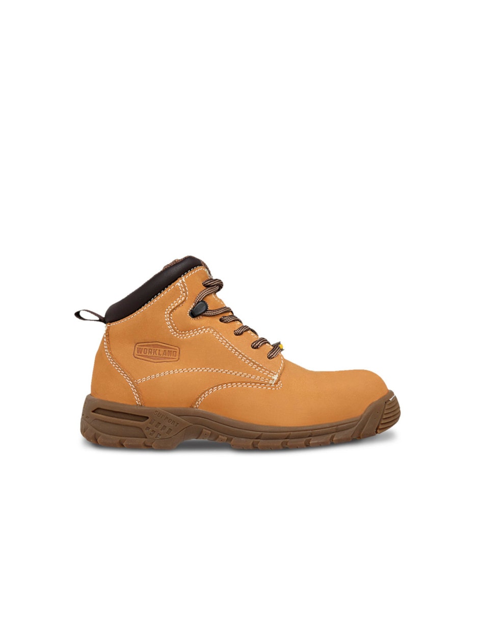 Bota industrial piel trabajo Mujer sin casco 78207 Miel — imagen 6