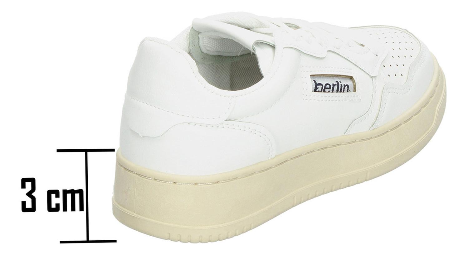 Tenis Dama Berlin Blanco Casual Mujer — imagen 4