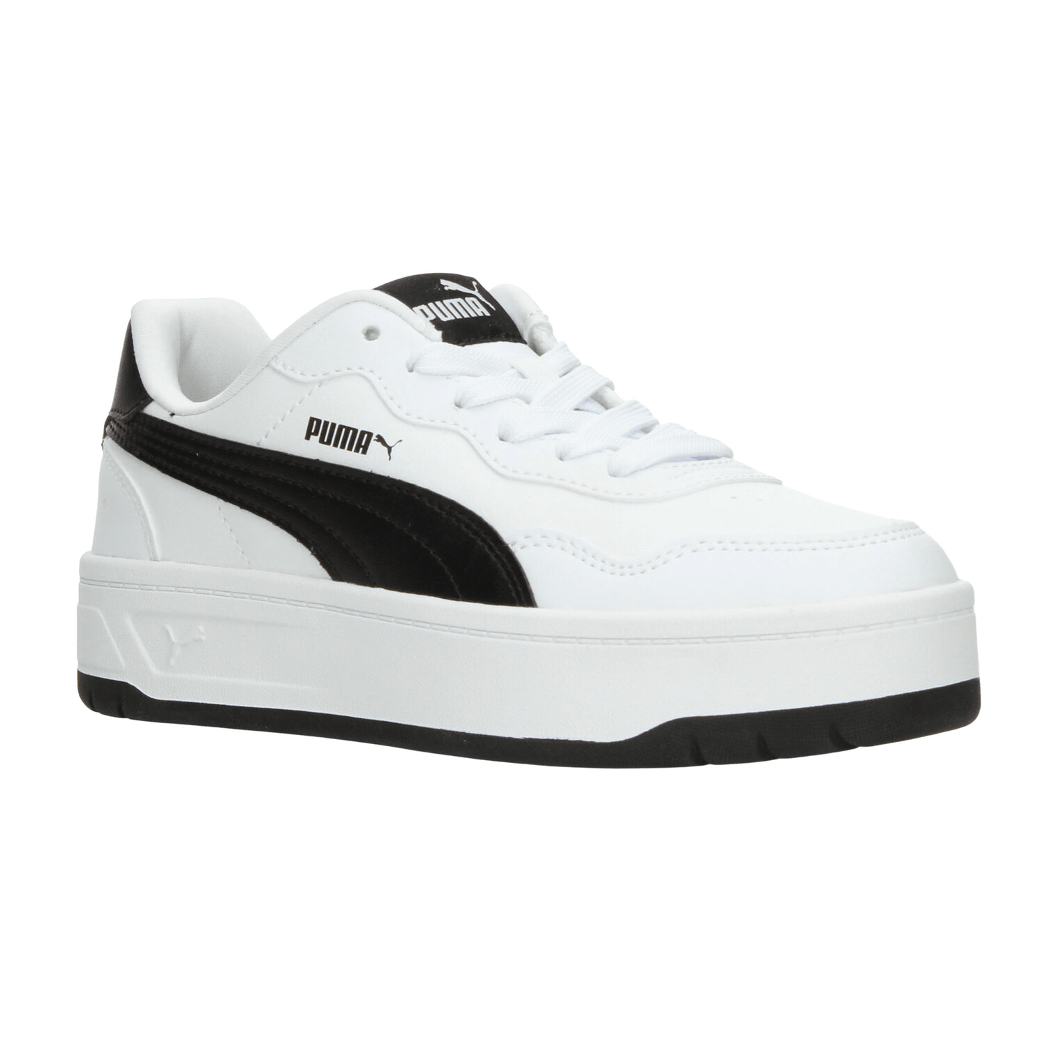 Tenis Dama Puma Court Lally Skye Blanco Casual Cintas Mujer — imagen 3