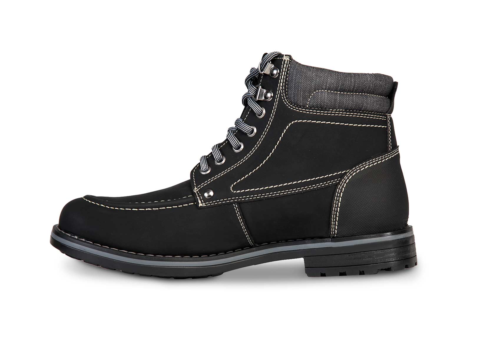 Bota hombre botin biker vaquera casual WORKLAND 89727 Negro — imagen 13